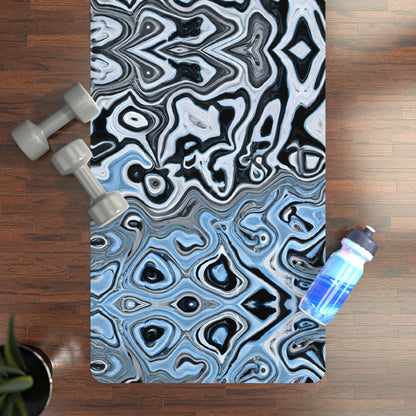 Blue Stone Distortion Yoga Mat