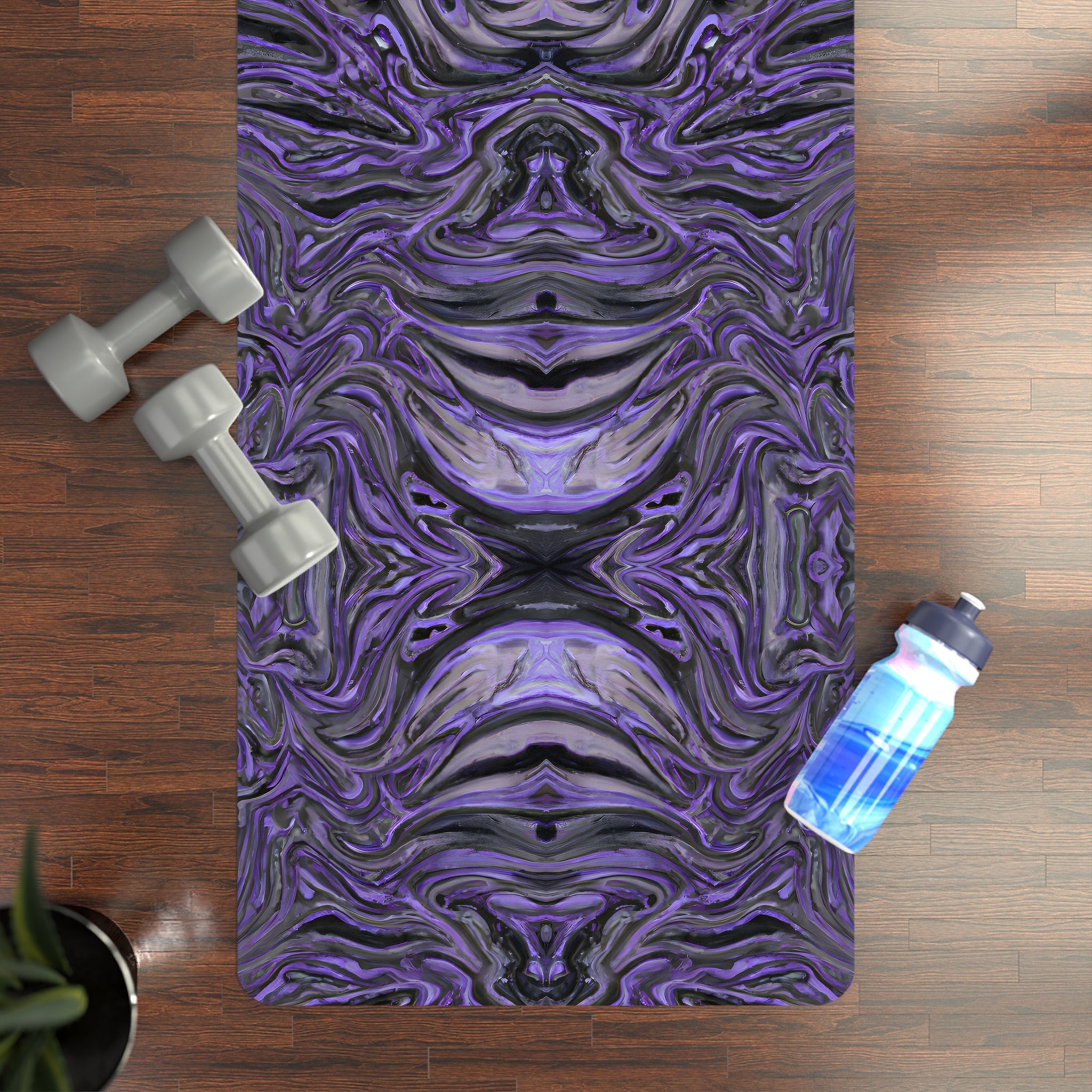 Distorted Depths Yoga Mat