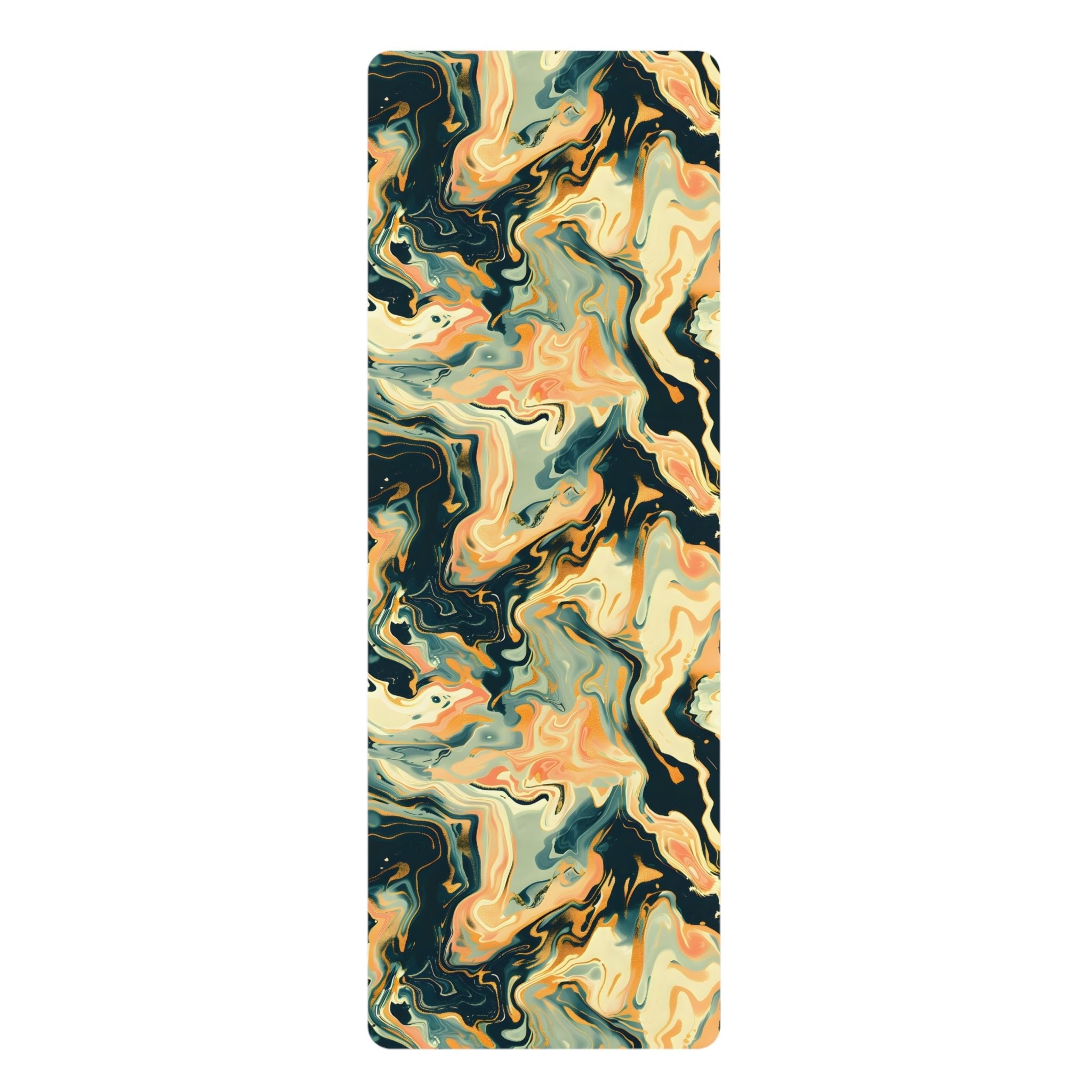 Abstract Emerald Bliss Yoga Mat - Home Decor - Taigora Activewear