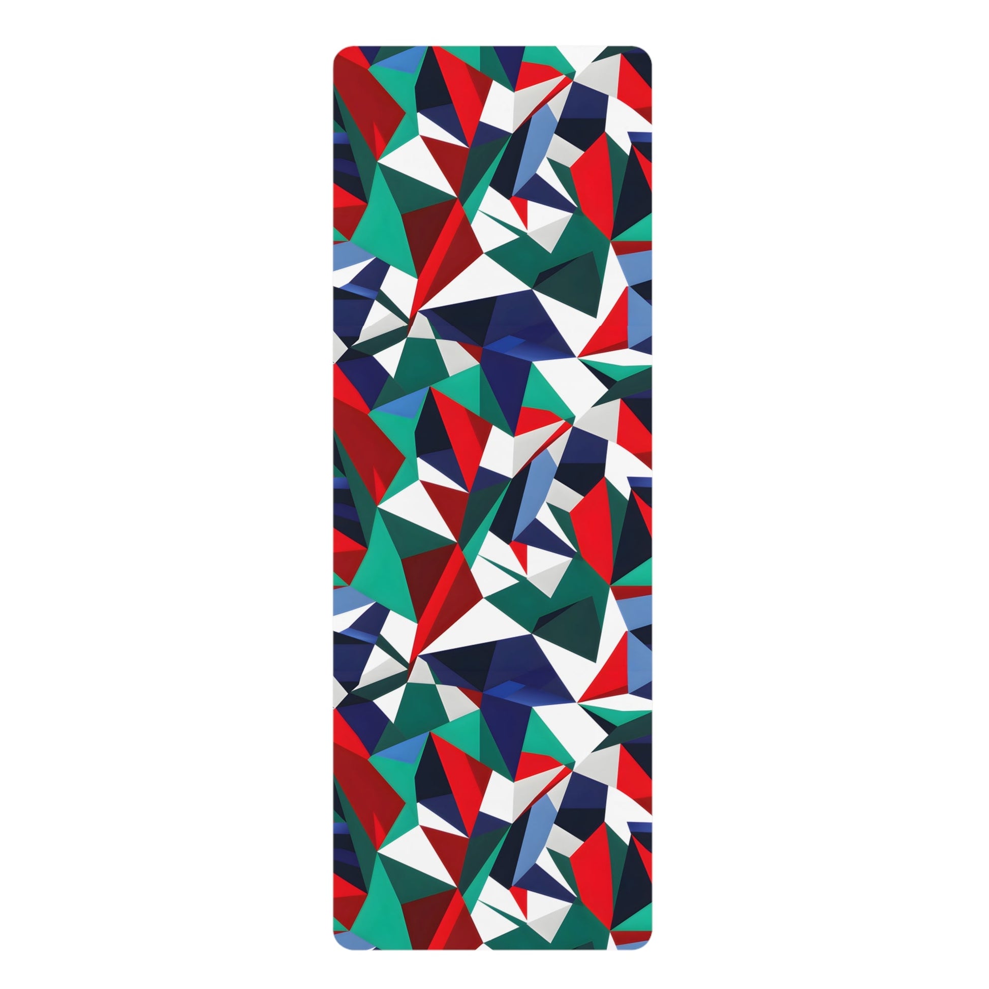 Abstract Emerald Green Yoga Mat - Yoga Mats - Taigora Activewear