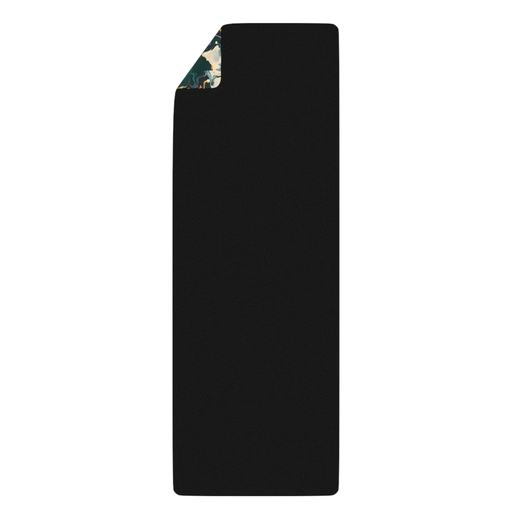 Abstract Emerald Green Yoga Mat - Yoga Mats - Taigora Activewear