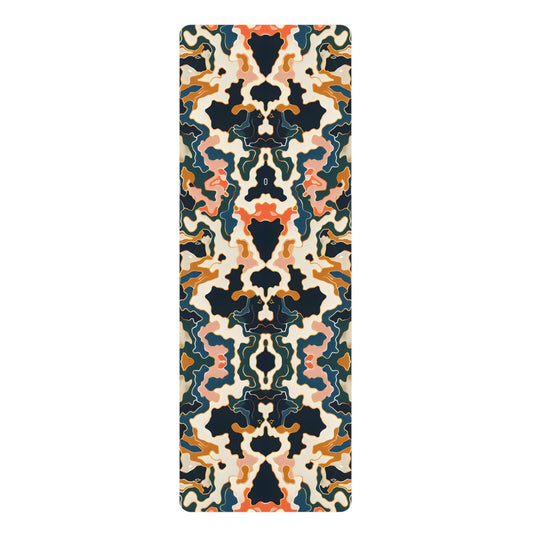 Abstract Midnight Blue Yoga Mat - Yoga Mats - Taigora Activewear