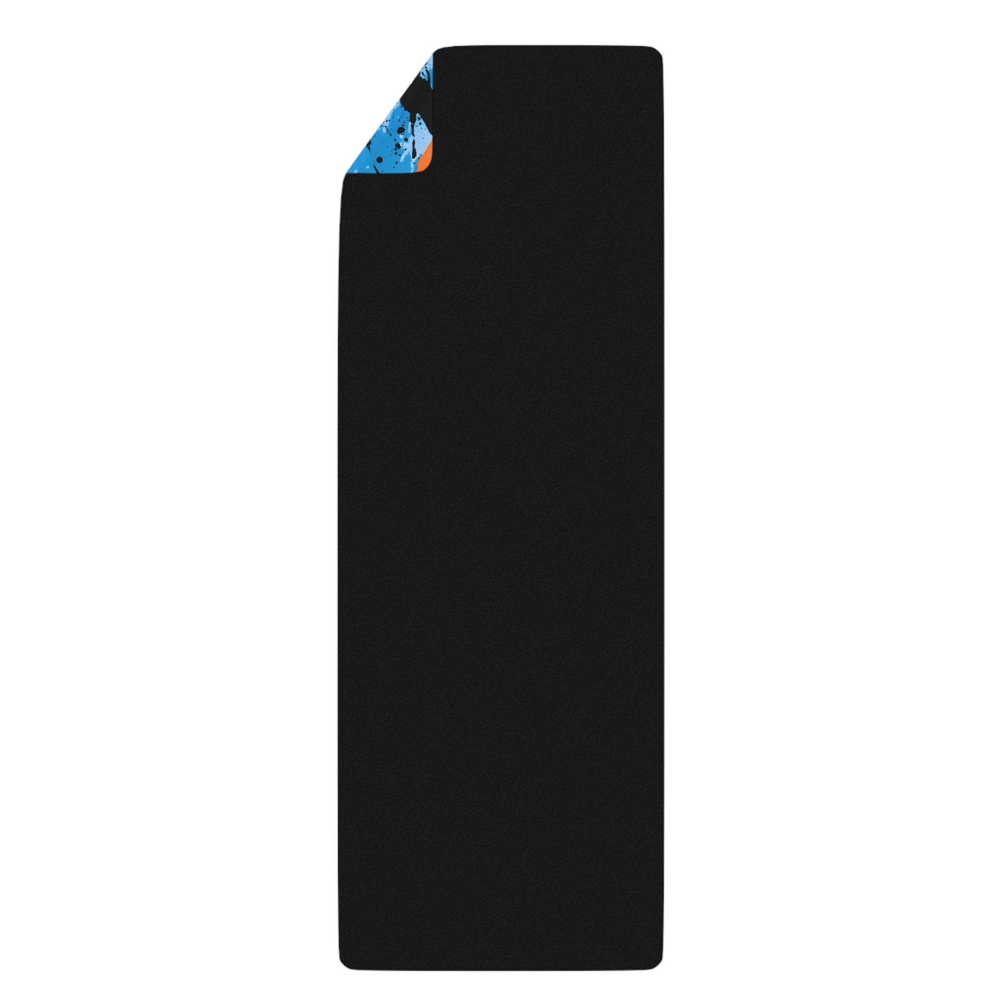 Black n Blue Splash Yoga Mat - Yoga Mats - Taigora Activewear