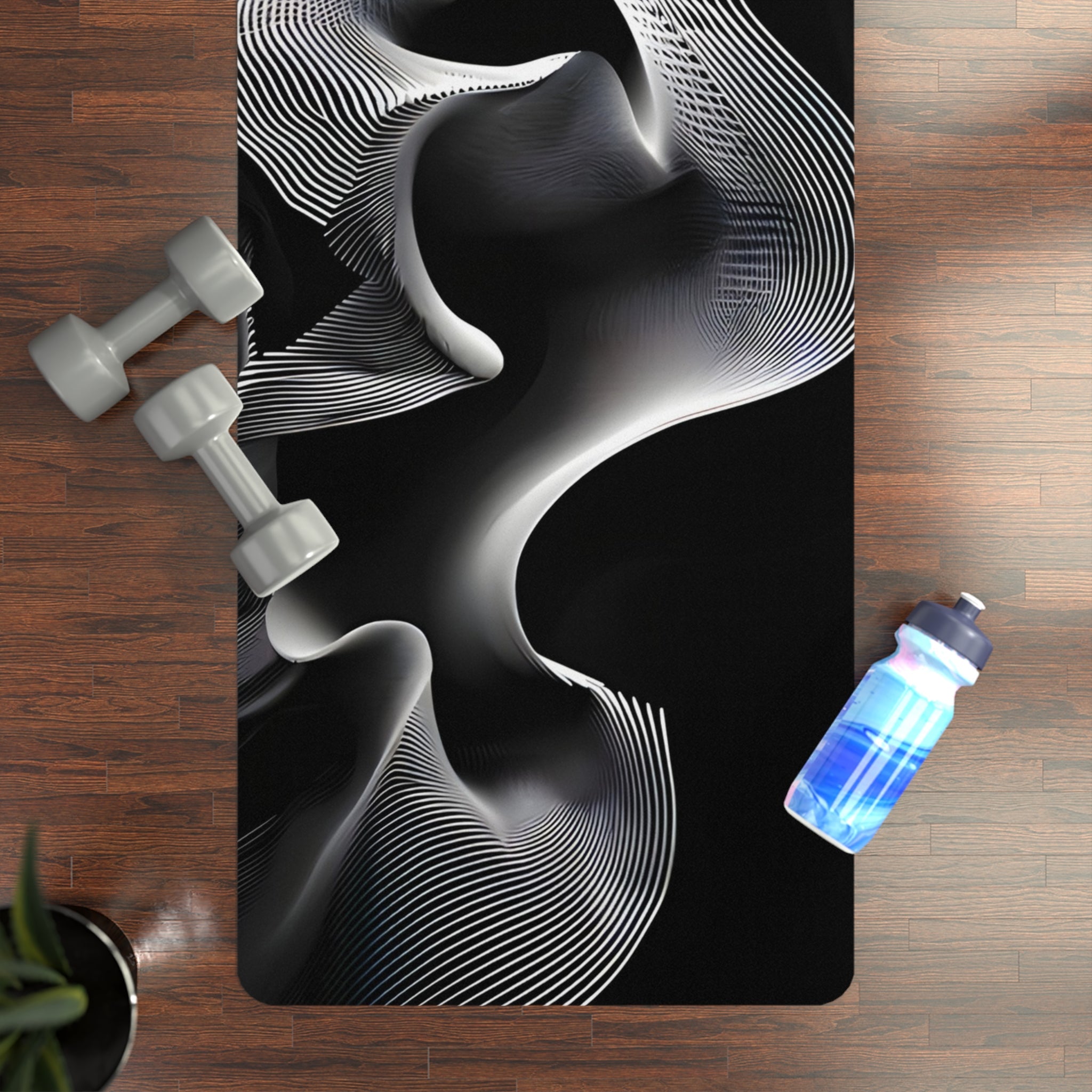 Black Resonance Yoga Mat - Home Decor - Taigora Activewear