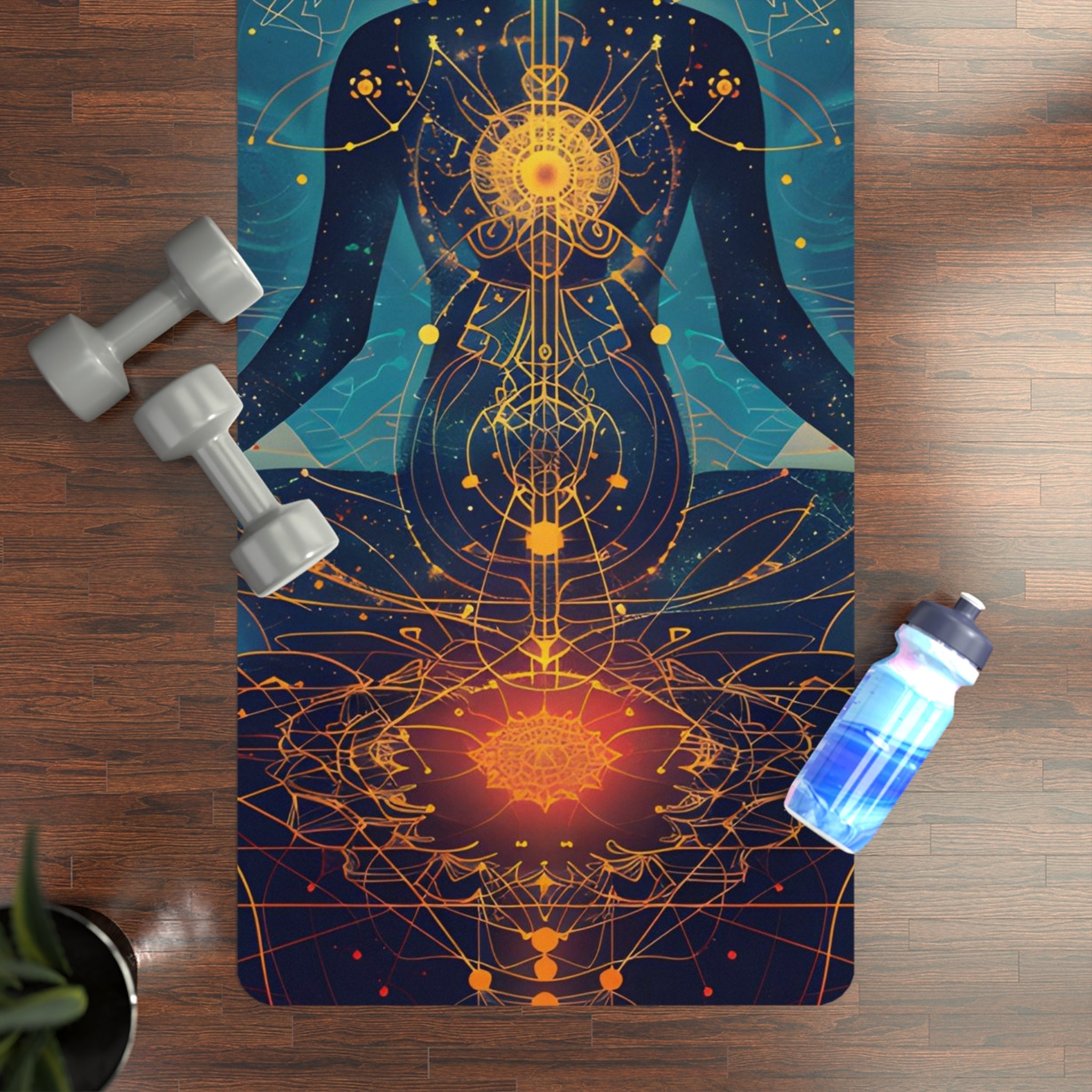 Chakra's Heart Non - Slip Rubber Yoga Mat - Yoga Mats - Taigora Activewear