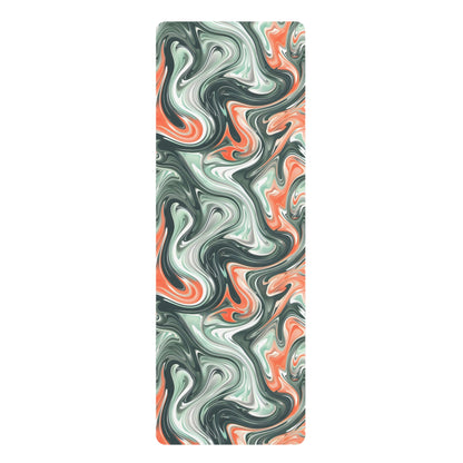 Coral Sea Waves Yoga Mat - Yoga Mats - Taigora Activewear