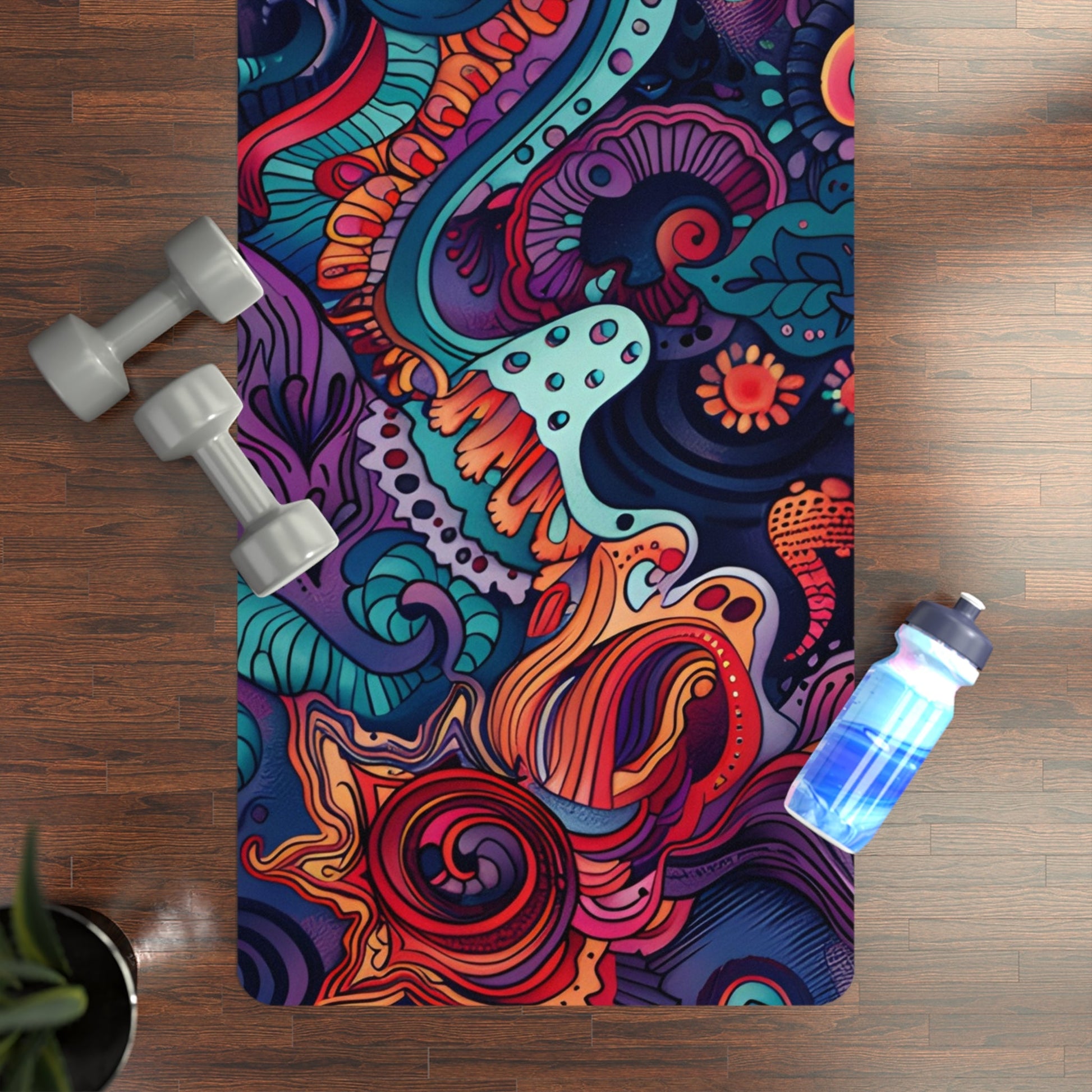 Eco - Friendly High - Density Slip - Resistant Rubber Yoga Mat - Yoga Mats - Taigora Activewear