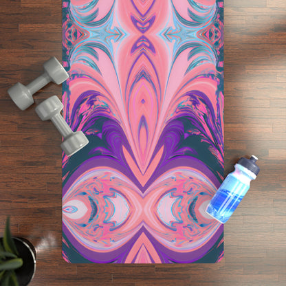 Ethereal Pastel Blues Yoga Mat - Home Decor - Taigora Activewear