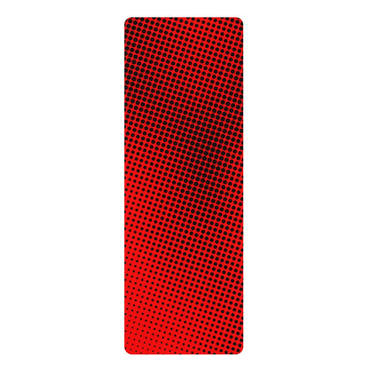 Fire Red Carbon Hex Yoga Mat - Yoga Mats - Taigora Activewear