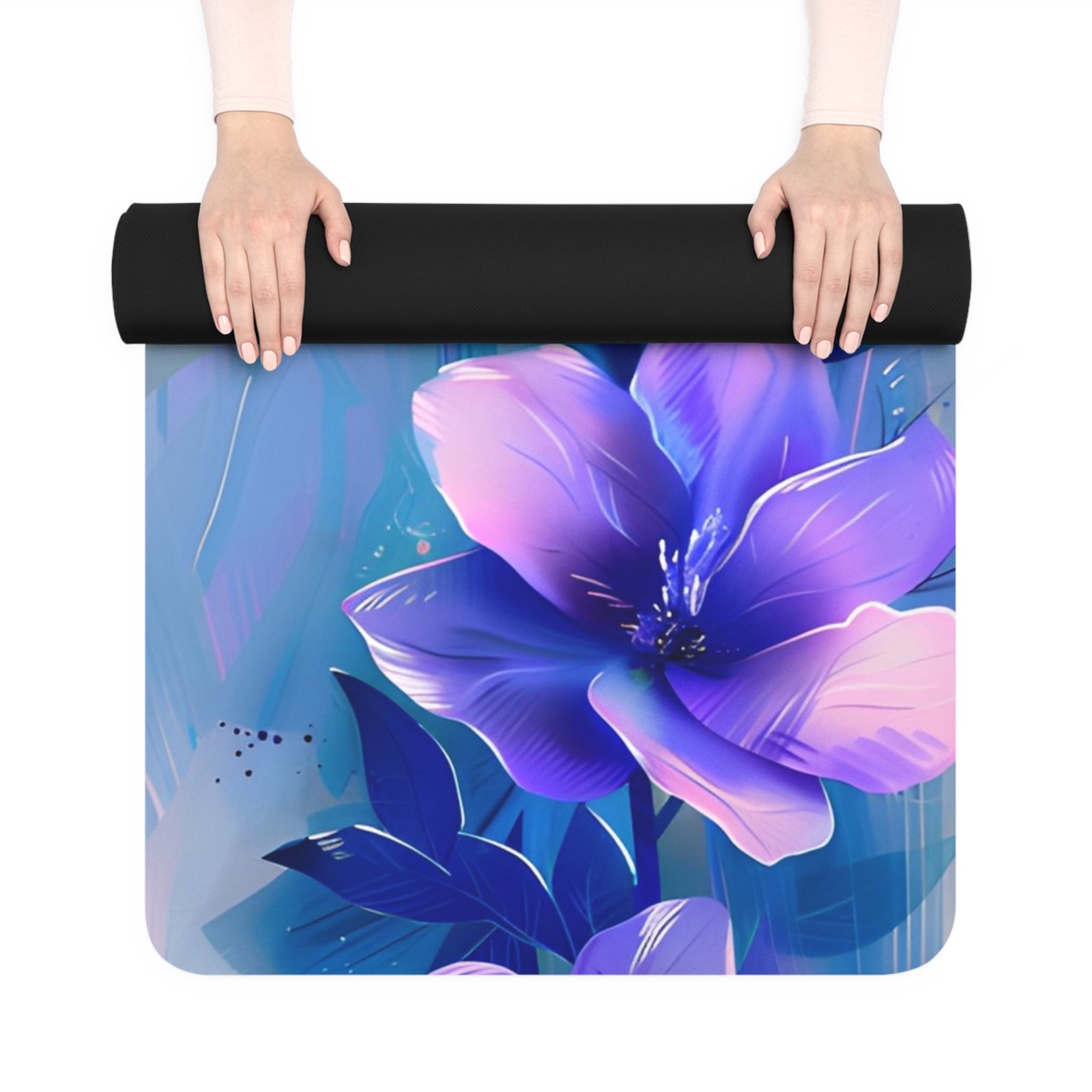 Galactic Petals Essence Yoga Mat - Home Decor - Taigora Activewear