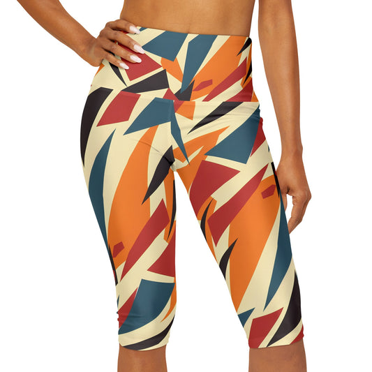 Jaded Spiked Rum Yoga Capri Leggings - Yoga Capri Leggings - Taigora Activewear