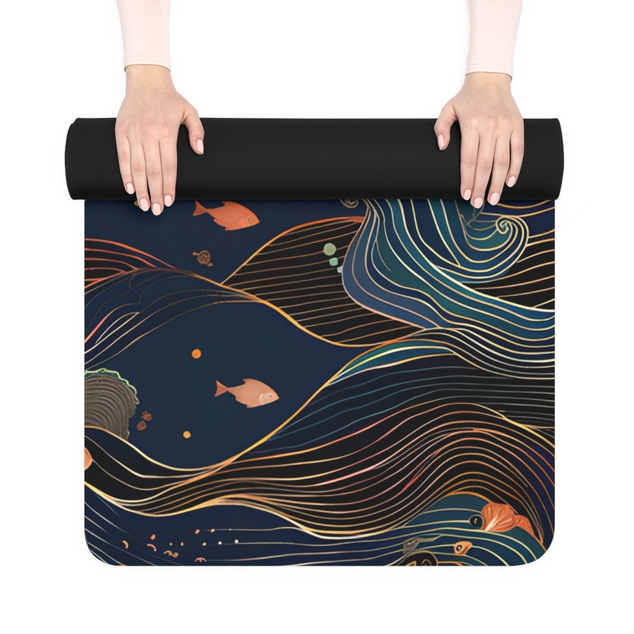 Ocean Depths Serenity Yoga Mat - Home Decor - Taigora Activewear