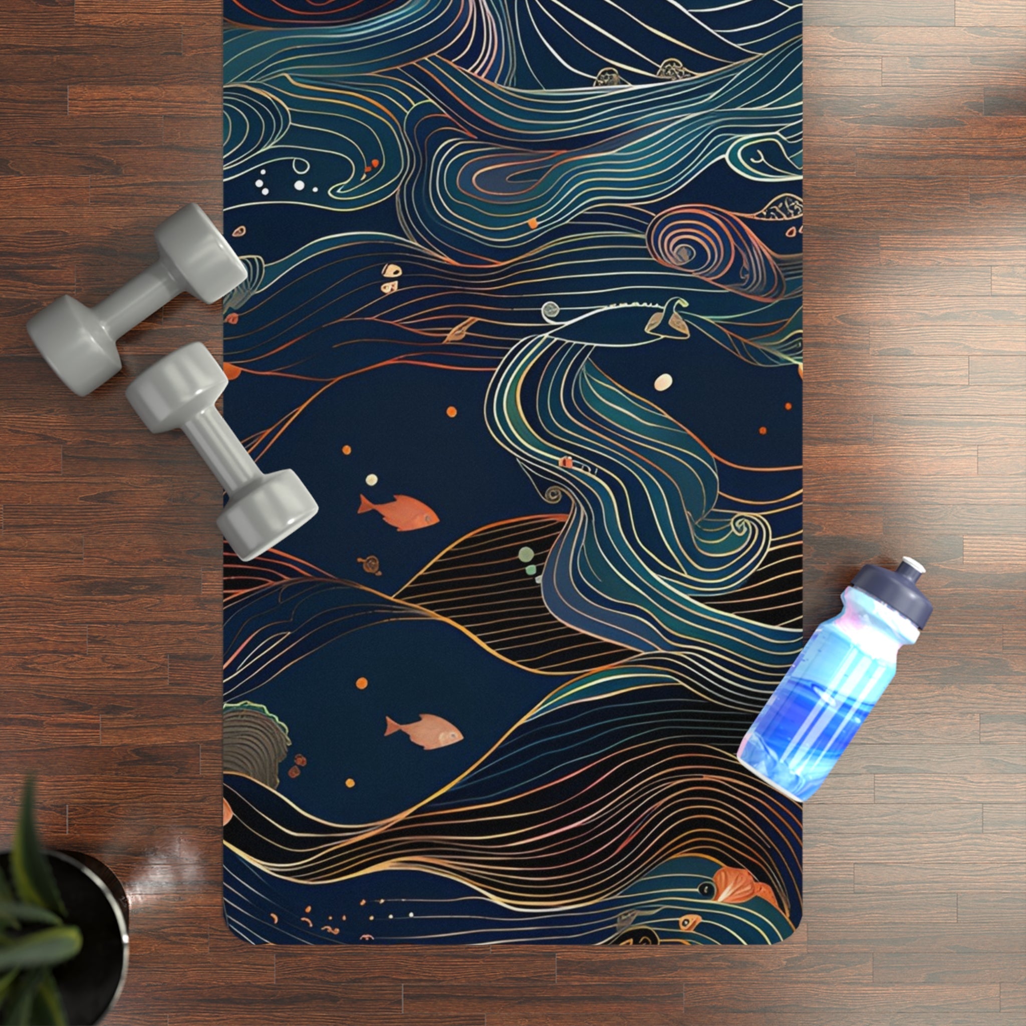 Ocean Depths Serenity Yoga Mat - Home Decor - Taigora Activewear