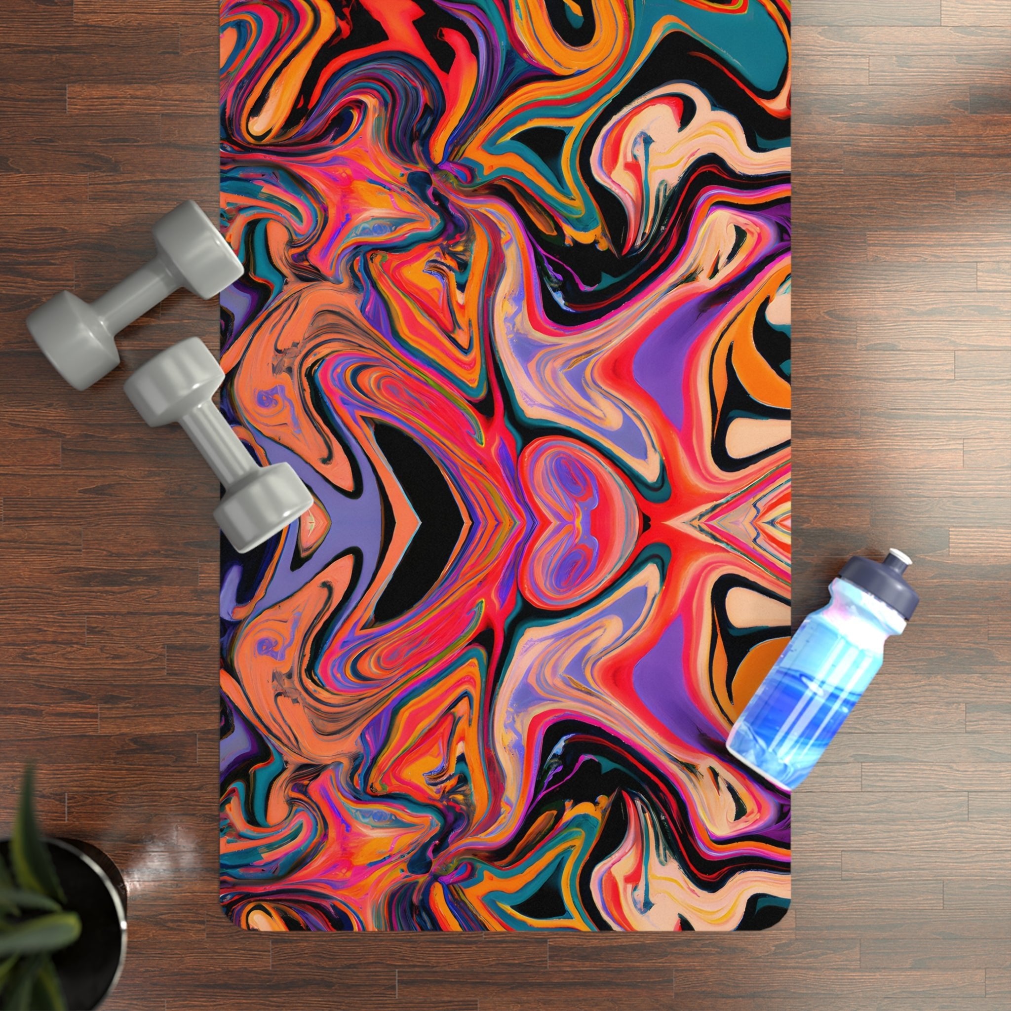 Pastel Splash Yoga Mat - Yoga Mats - Taigora Activewear