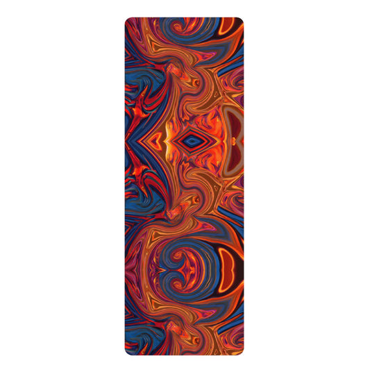 Psychedelic Orange Yoga Mat - Yoga Mats - Taigora Activewear