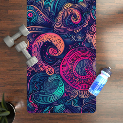 Purple Twist Yoga Mat - Yoga Mats - Taigora Activewear