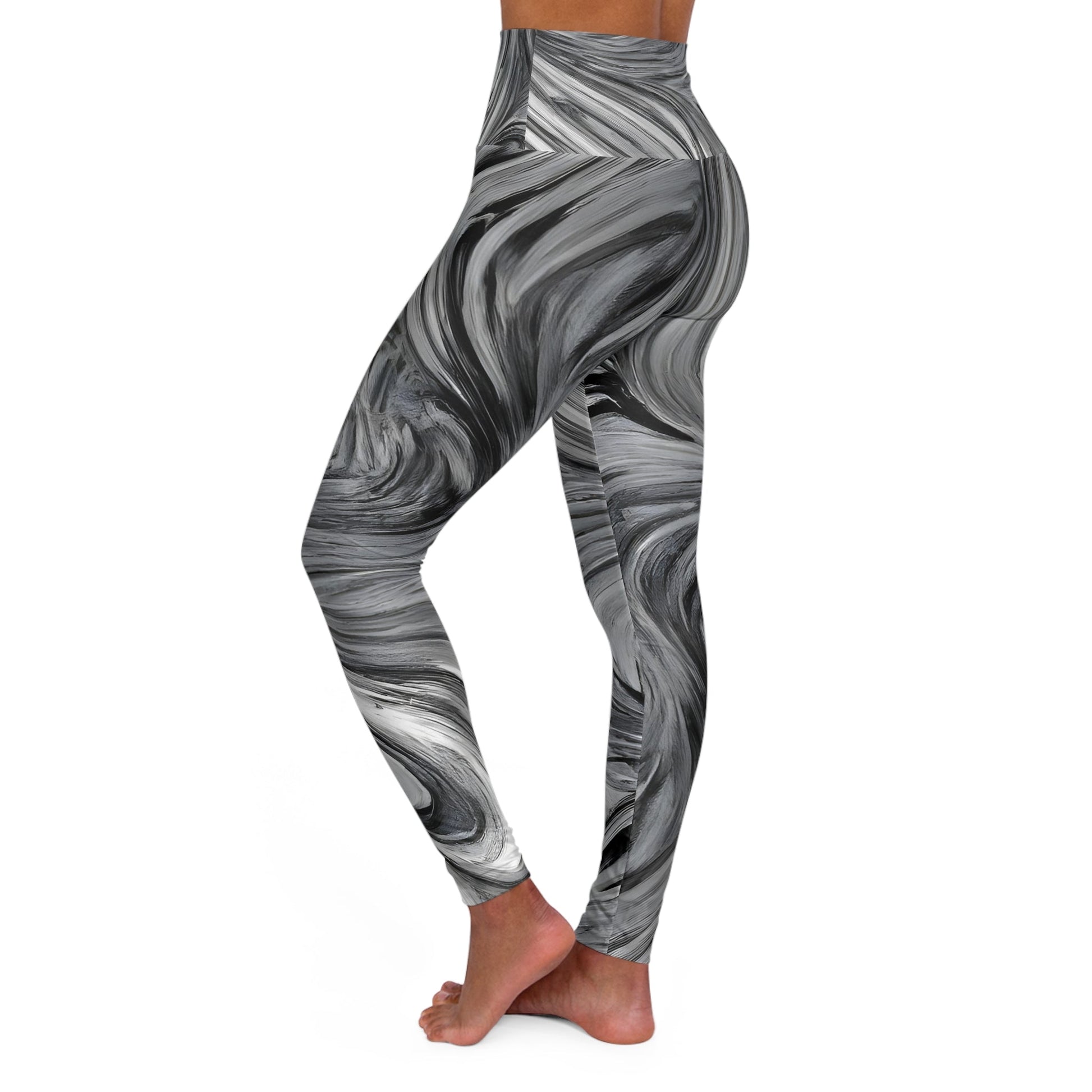 Women's Amorphous Ethereal High Waisted Yoga Leggings - Yoga Leggings - Taigora Activewear