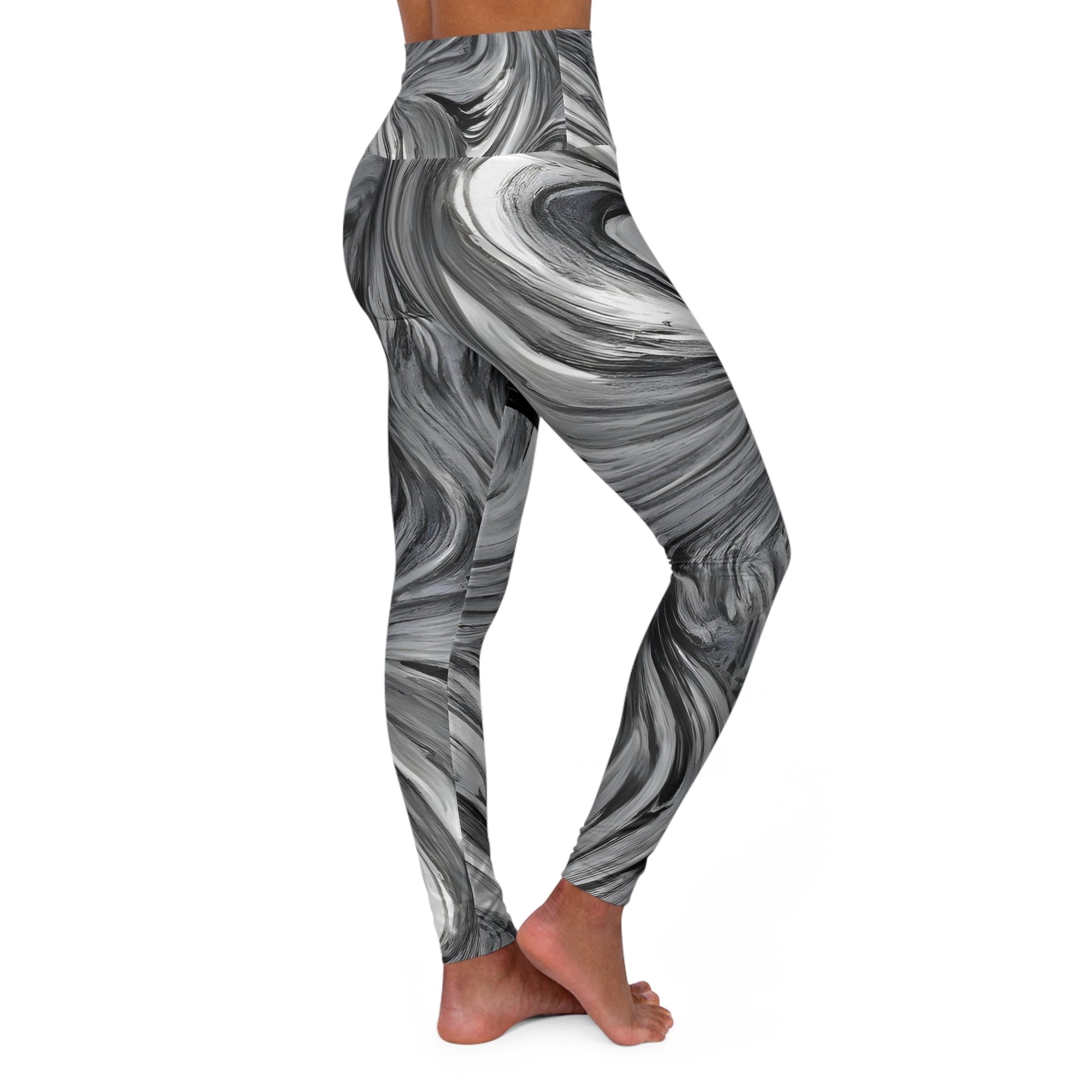 Women's Amorphous Ethereal High Waisted Yoga Leggings - Yoga Leggings - Taigora Activewear