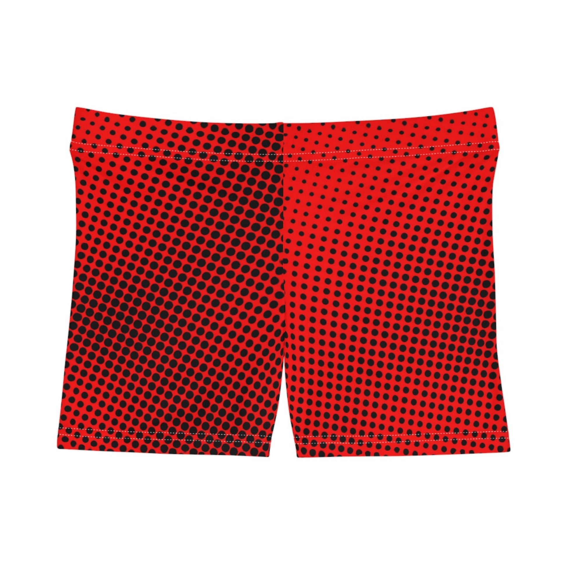 Women's Carbon Red Athleisure Shorts - Taigora