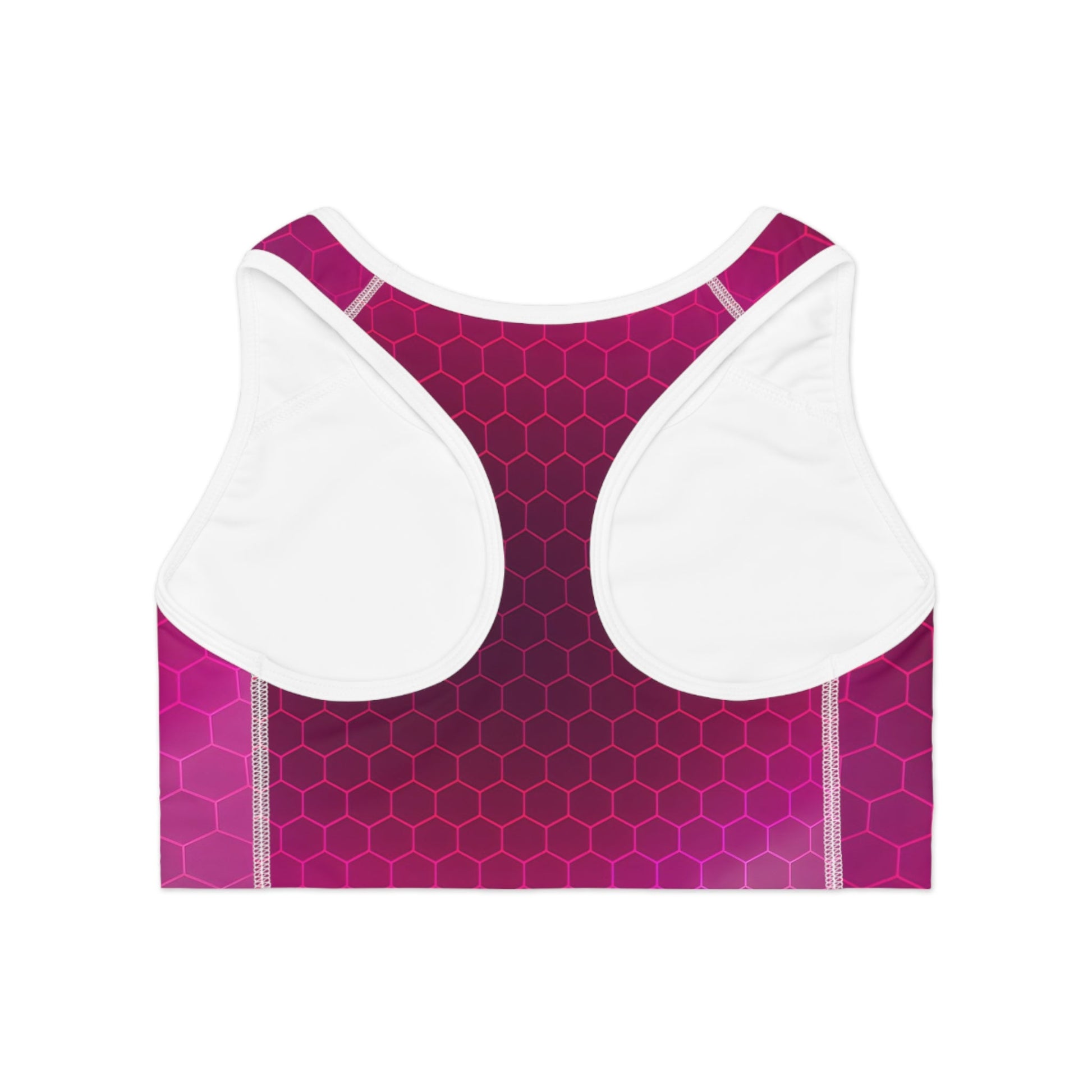 Women's Purple Carbon Sports Bra - Regular Fit Sports Bras - Taigora Activewear