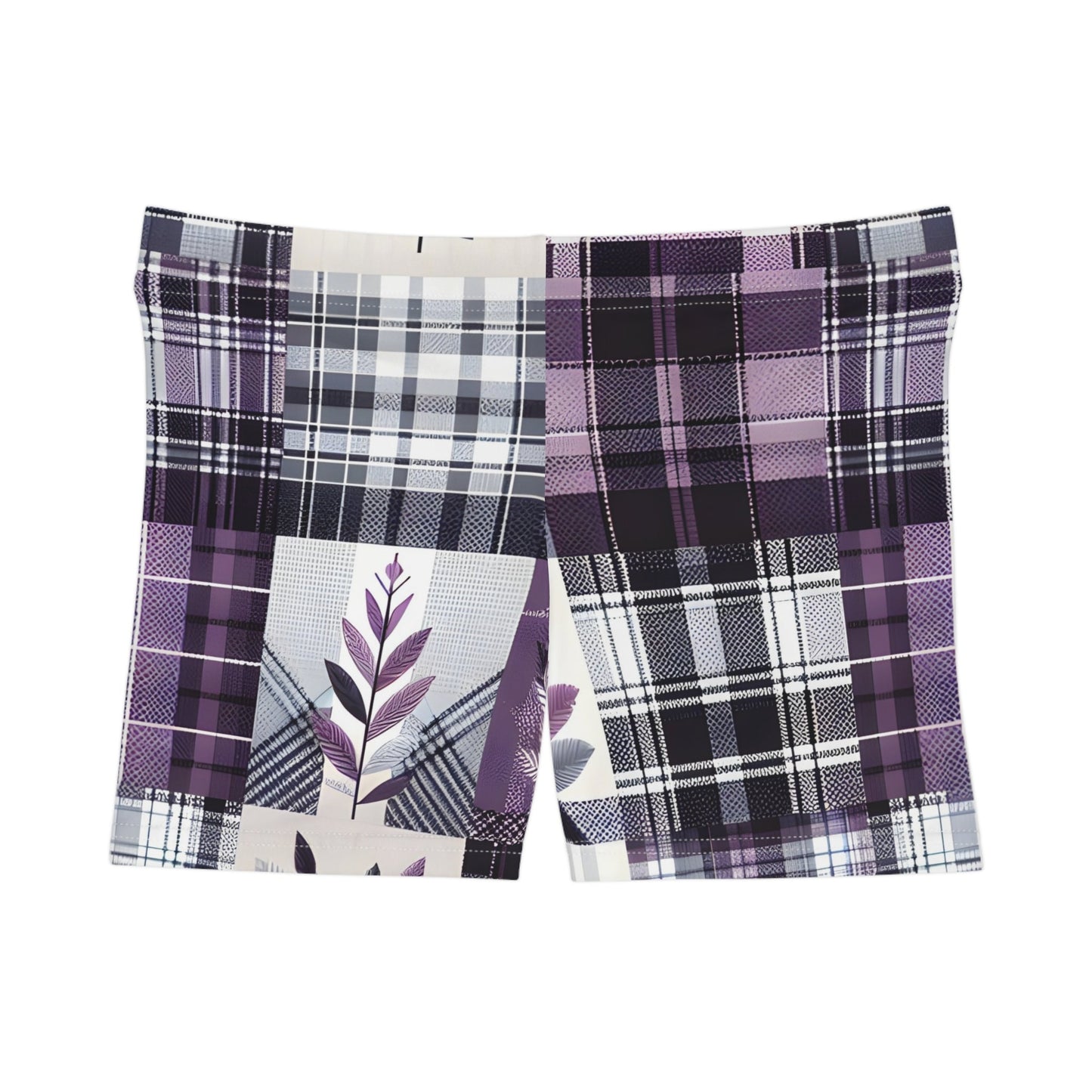 Women's Purple Petal Casual Shorts - Taigora