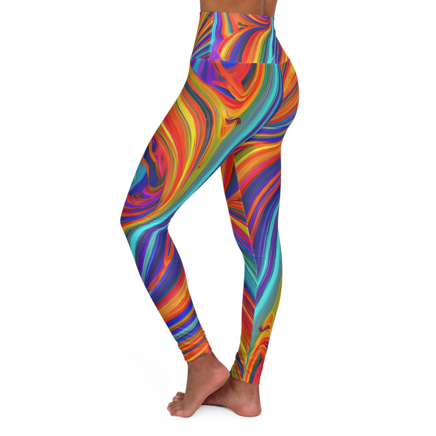 Women's Acidic High Waisted Yoga Leggings - Yoga Leggings - Taigora Activewear