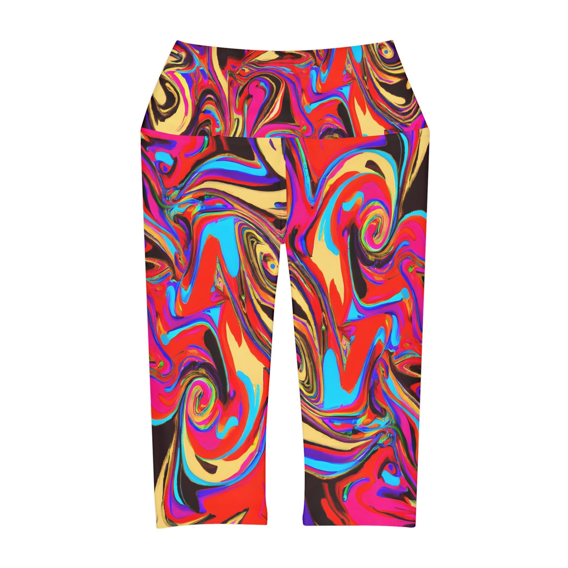 Women's Bizarre Yoga Capri Leggings - Yoga Capri Leggings - Taigora Activewear