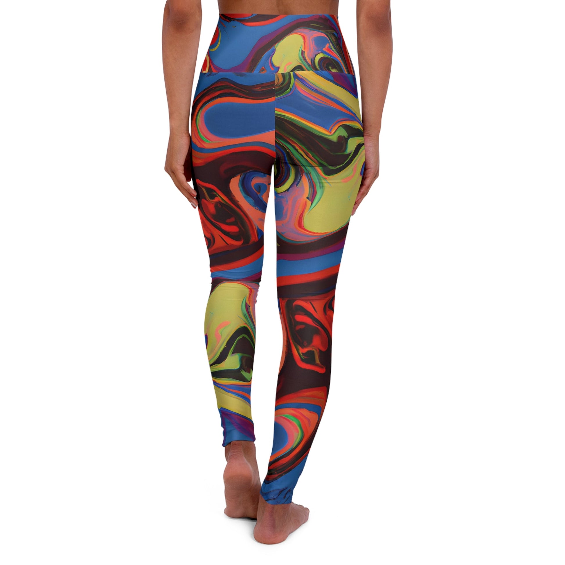 Women's Earth High Waisted Yoga Leggings - Yoga Leggings - Taigora Activewear