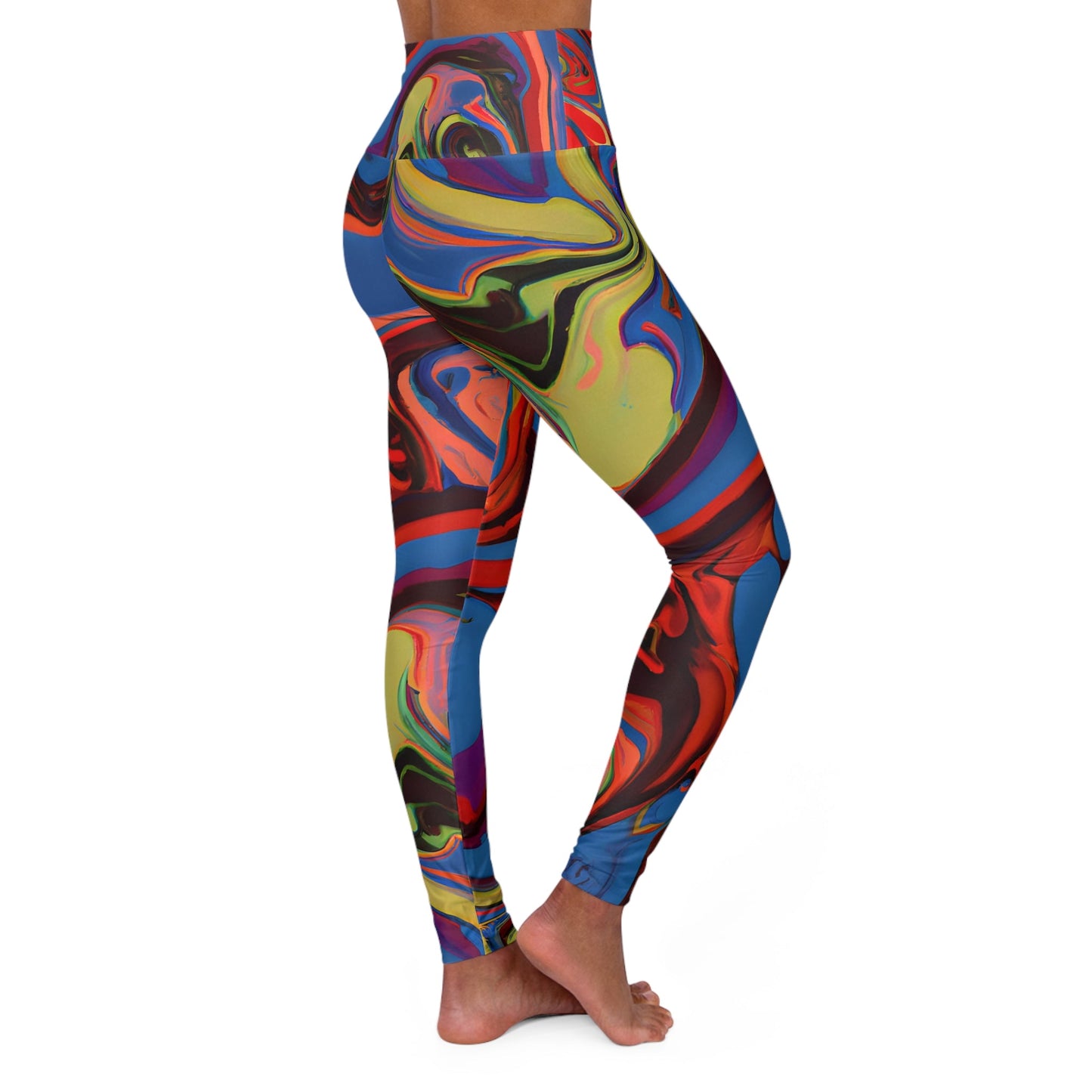 Women's Earth High Waisted Yoga Leggings - Yoga Leggings - Taigora Activewear