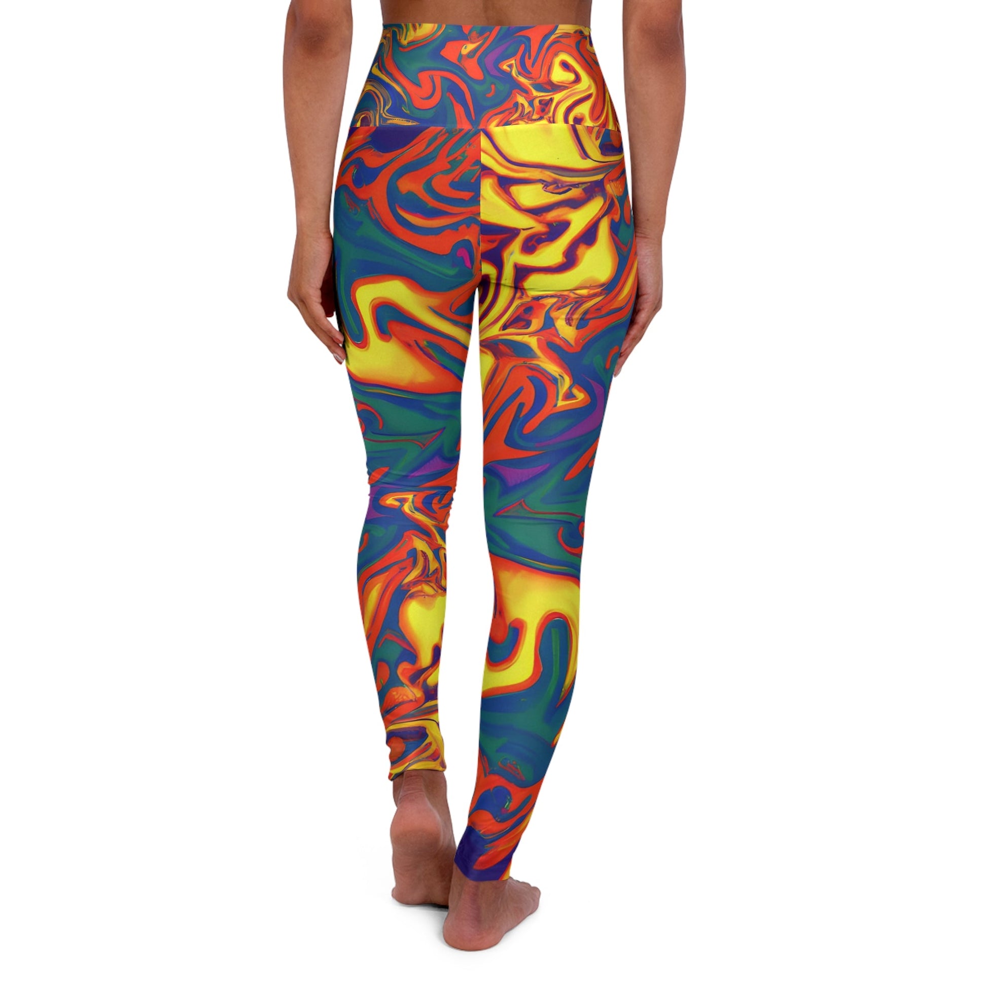 Women's Enigmatic High Waisted Yoga Leggings - Yoga Leggings - Taigora Activewear