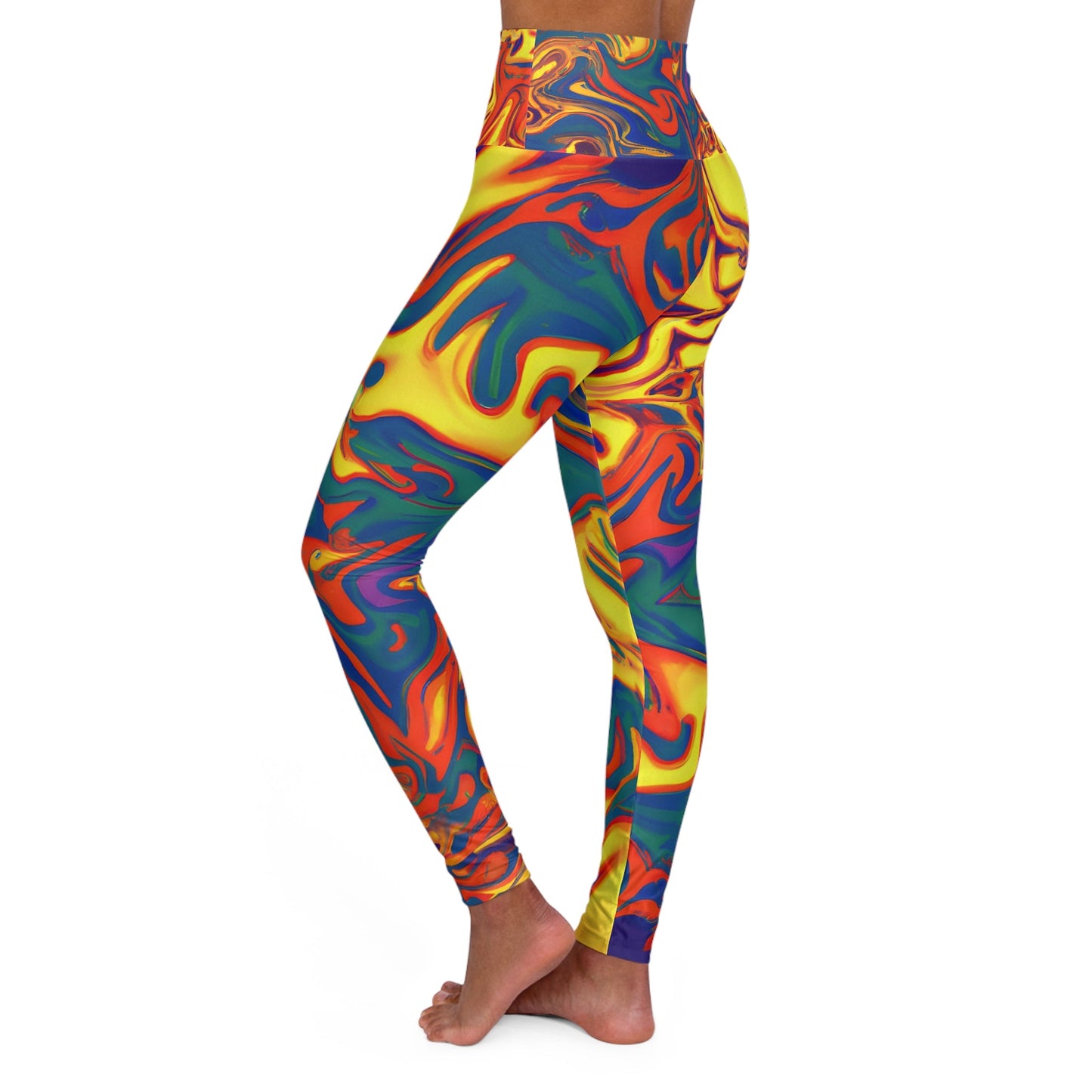 Women's Enigmatic High Waisted Yoga Leggings - Yoga Leggings - Taigora Activewear