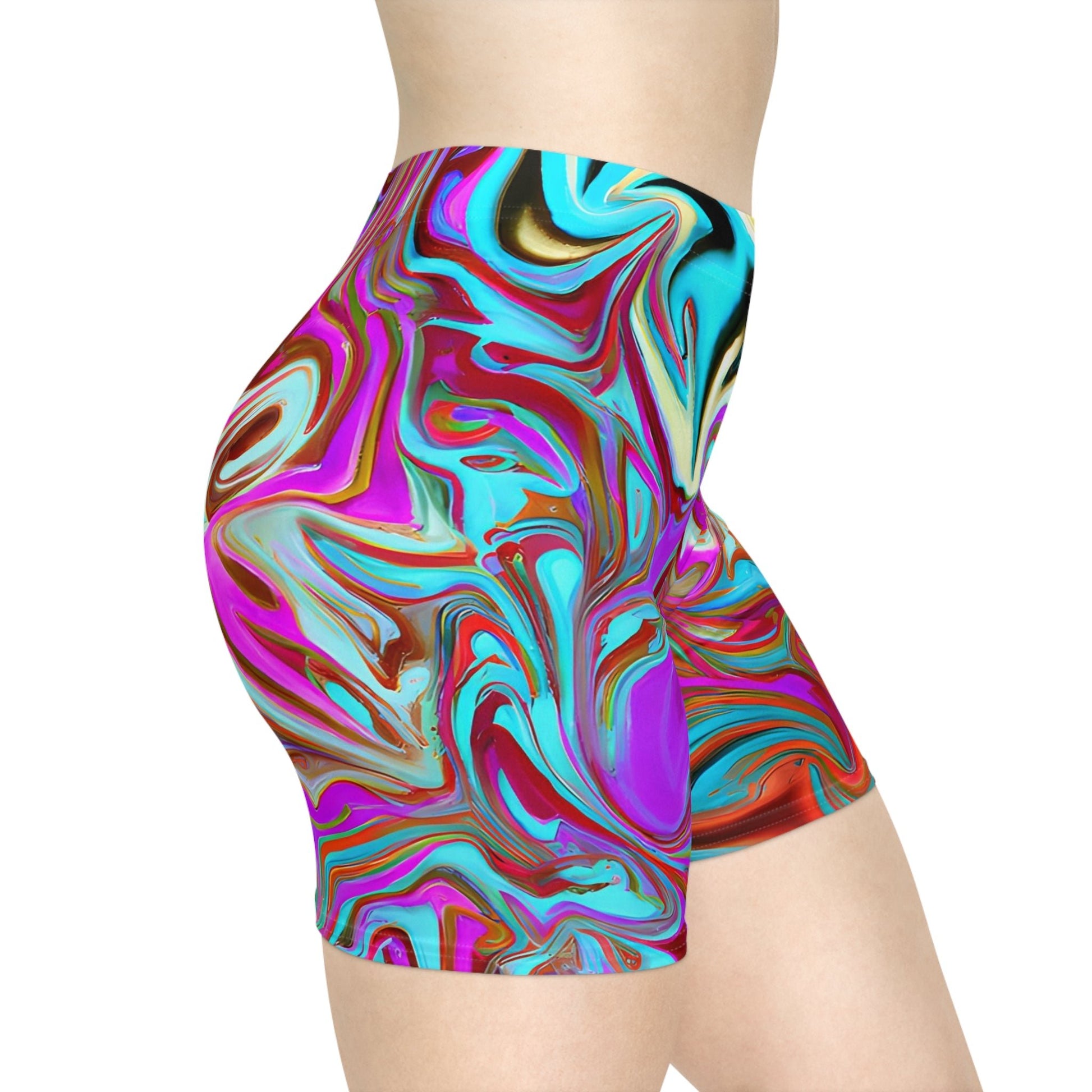 Women's Gradient Urban Bike Shorts - Urban Bike Shorts - Taigora Activewear