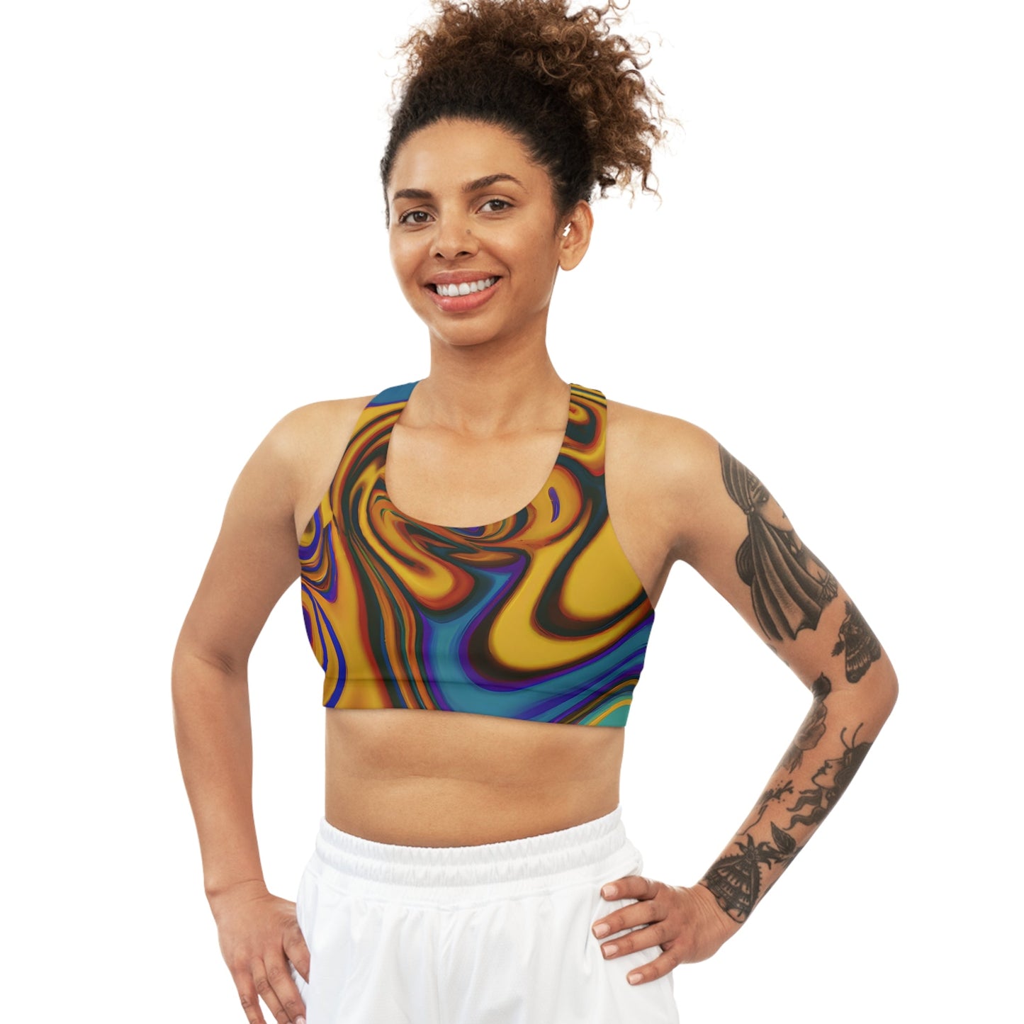 Women's Hypnagogic Seamless Sports Bra - Sports Bras - Taigora Activewear