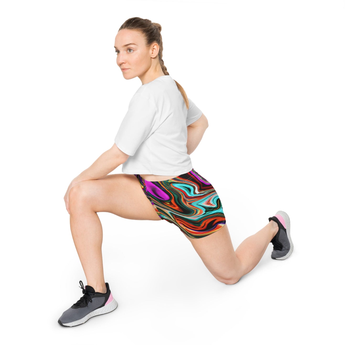 Women's Hypnotic Casual Shorts - Athleisure Shorts - Taigora Activewear