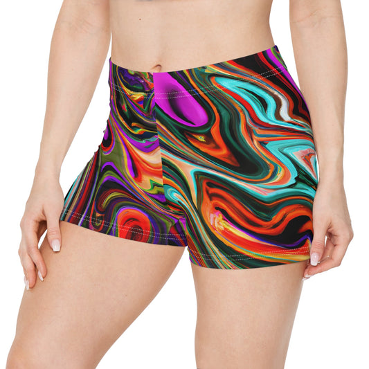 Women's Hypnotic Casual Shorts - Athleisure Shorts - Taigora Activewear