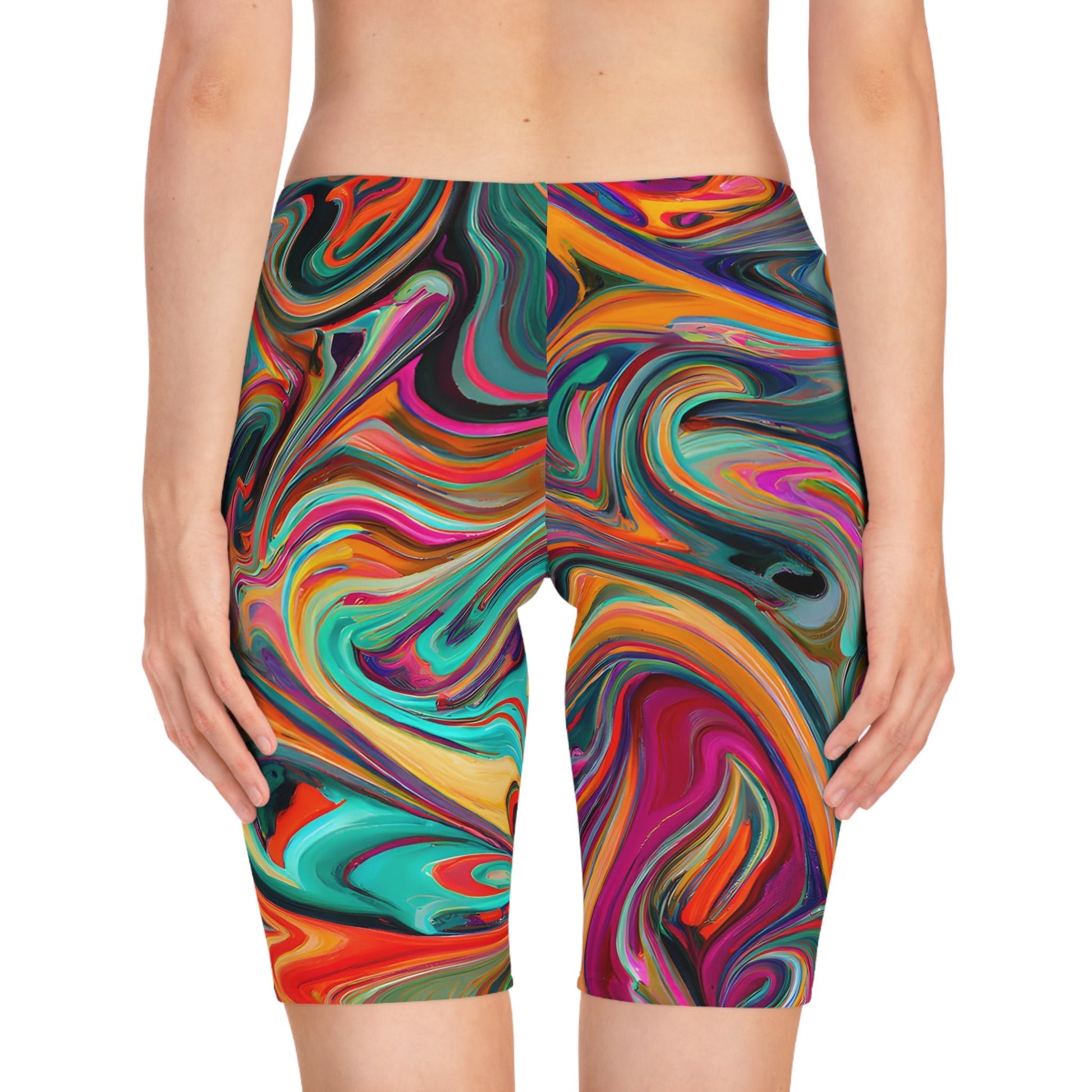 Women's Illusionary Trail Bike Shorts - Trail Bike Shorts - Taigora Activewear