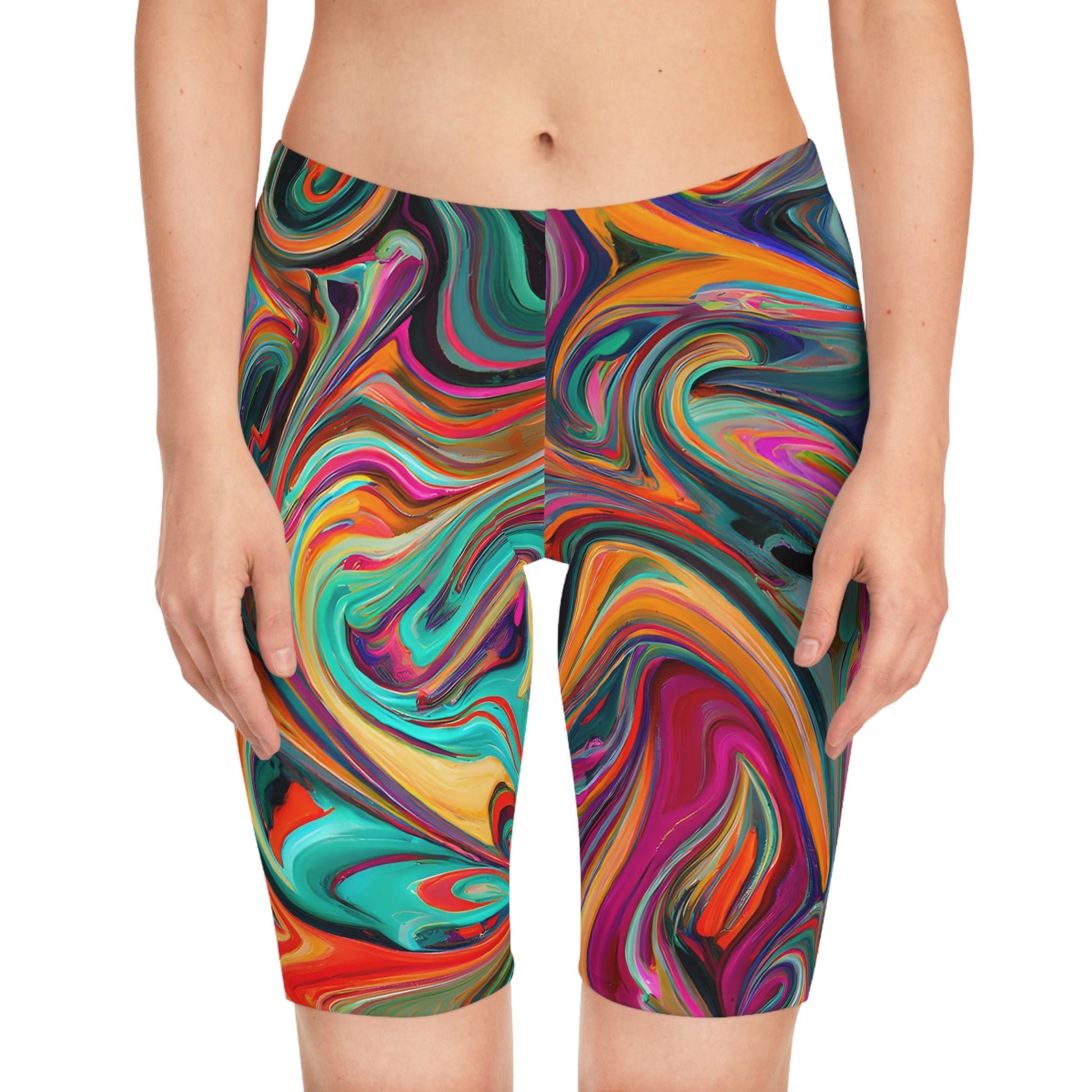 Women's Illusionary Trail Bike Shorts - Trail Bike Shorts - Taigora Activewear