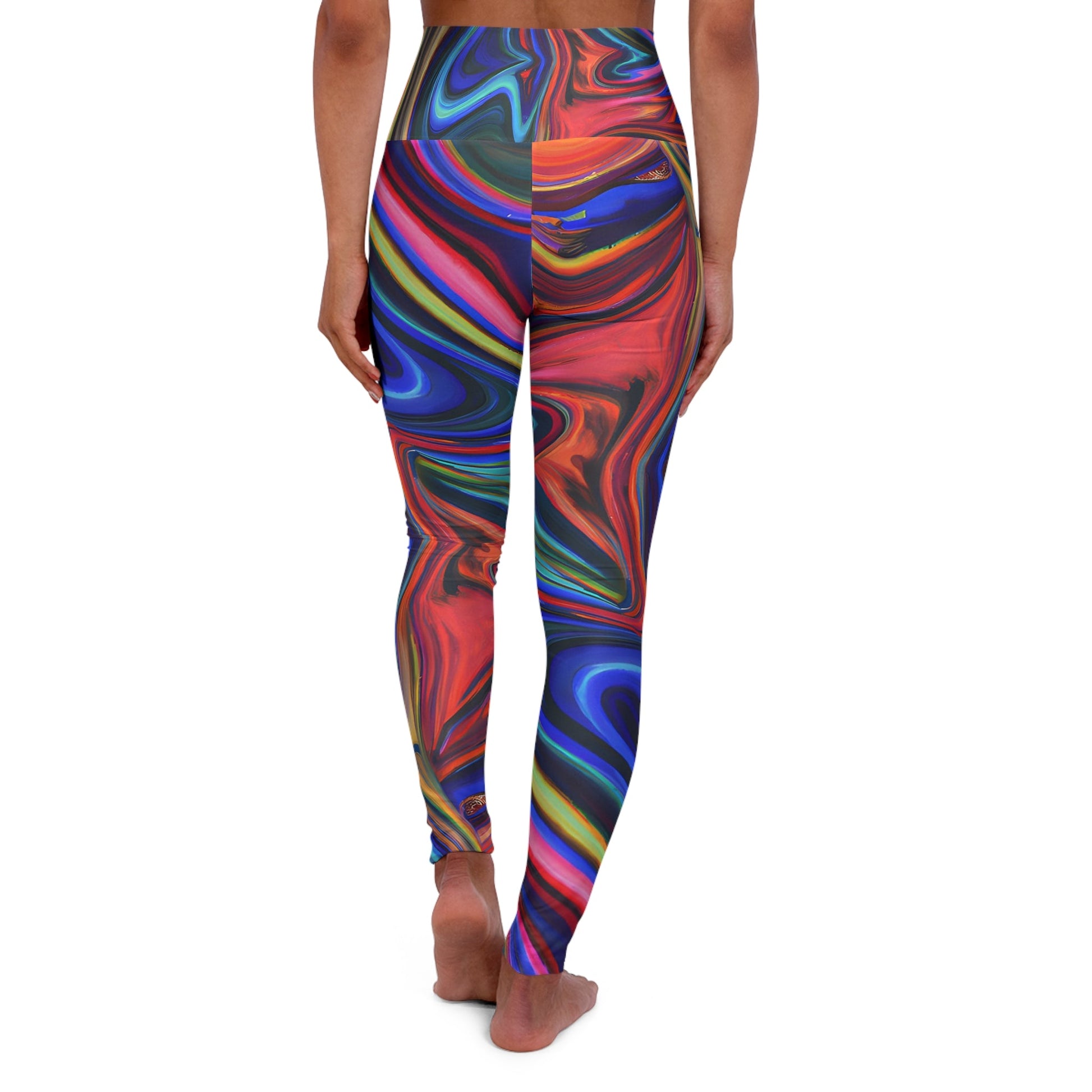 Women's Jammin High Waisted Yoga Leggings - Yoga Leggings - Taigora Activewear