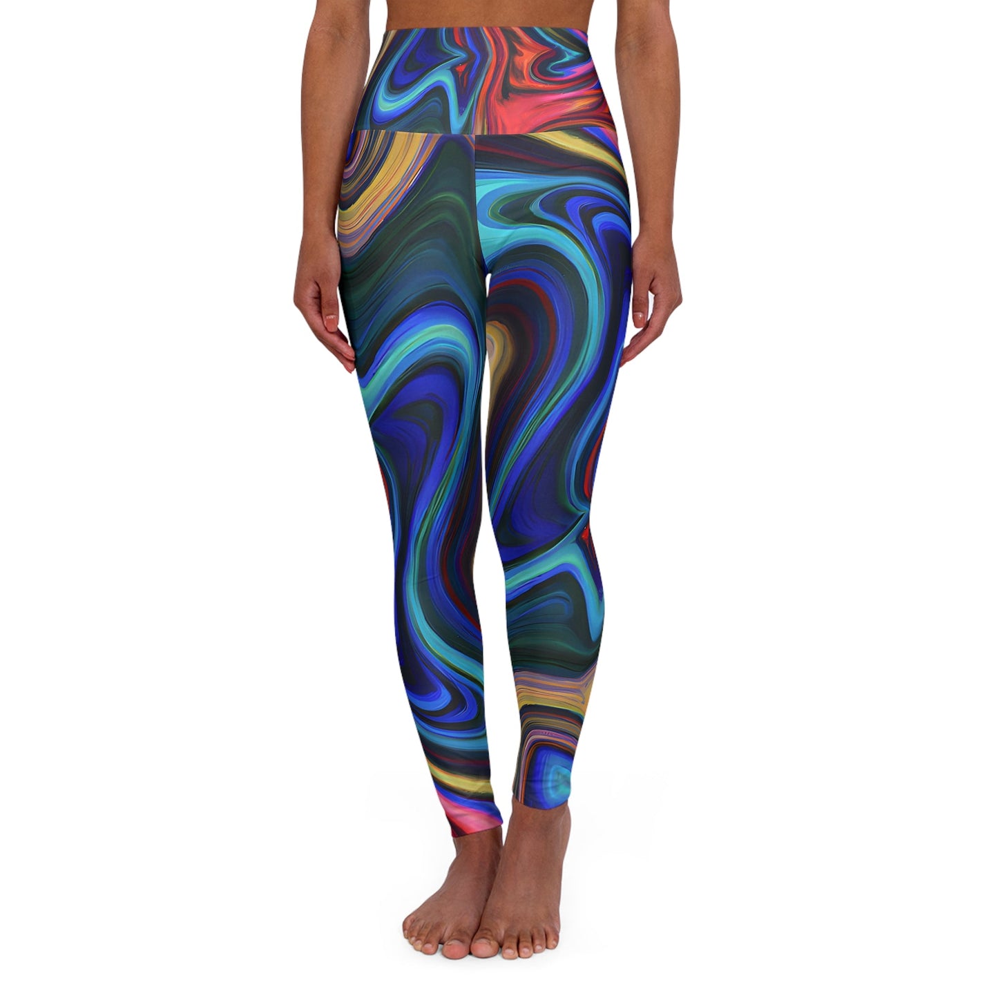 Women's Jammin High Waisted Yoga Leggings - Yoga Leggings - Taigora Activewear