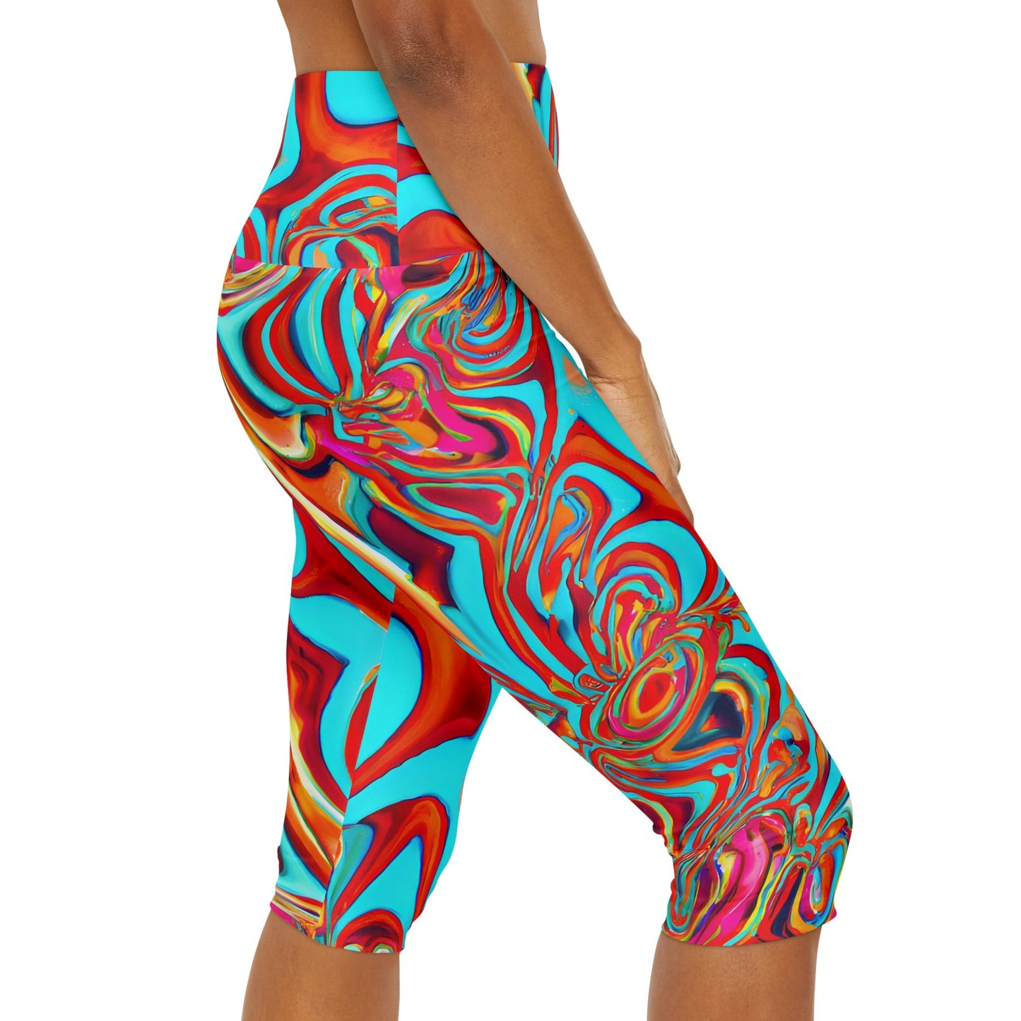 Women's Journey Yoga Capri Leggings - Yoga Capri Leggings - Taigora Activewear