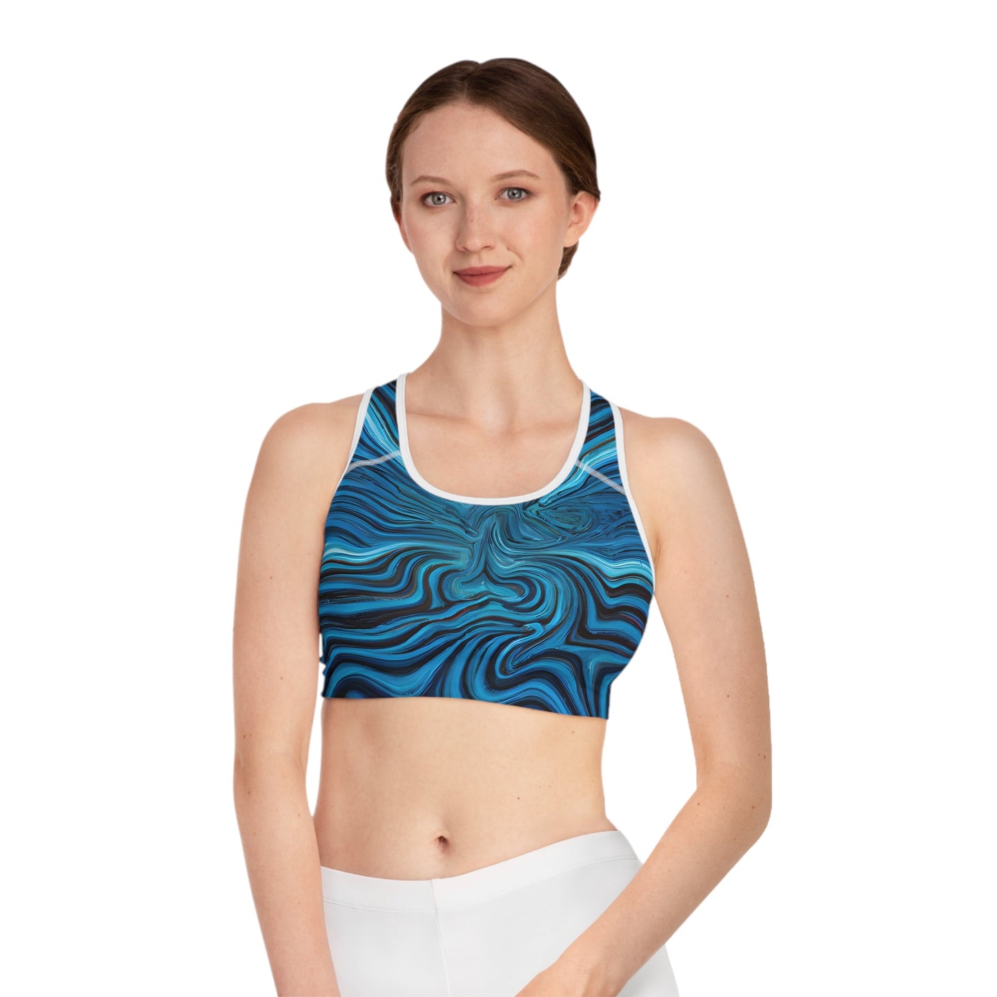 Women's Kinetic Electric Sports Bra - Sports Bras - Taigora Activewear