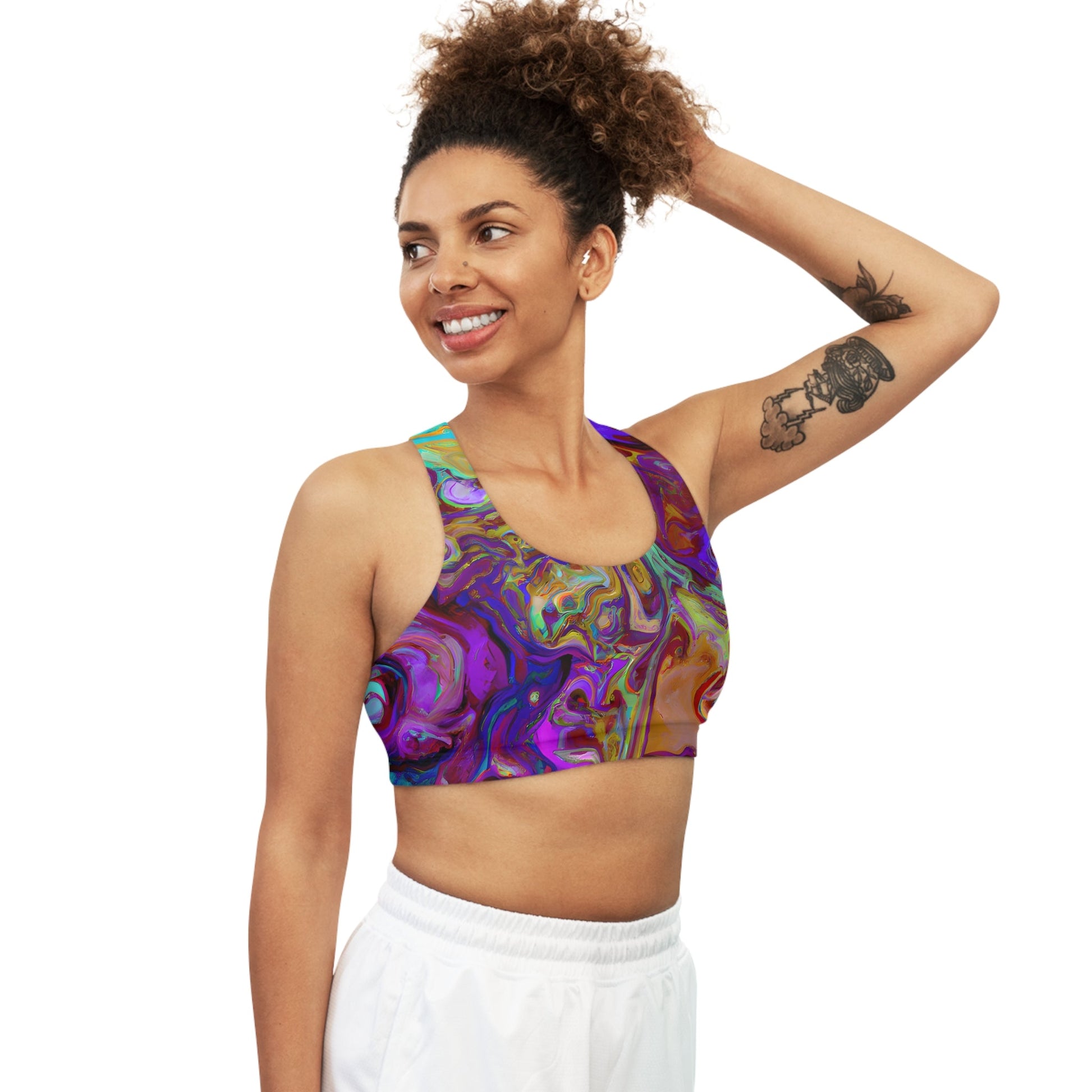 Women's Luminescent Seamless Sports Bra - Sports Bras - Taigora Activewear