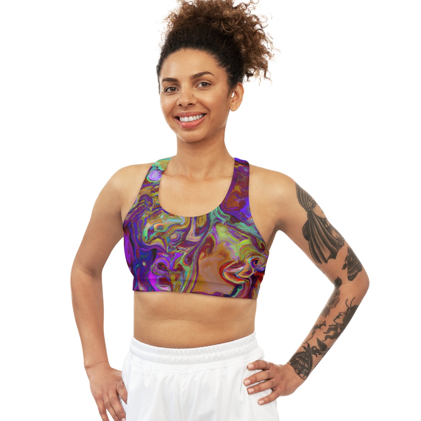 Women's Luminescent Seamless Sports Bra - Sports Bras - Taigora Activewear