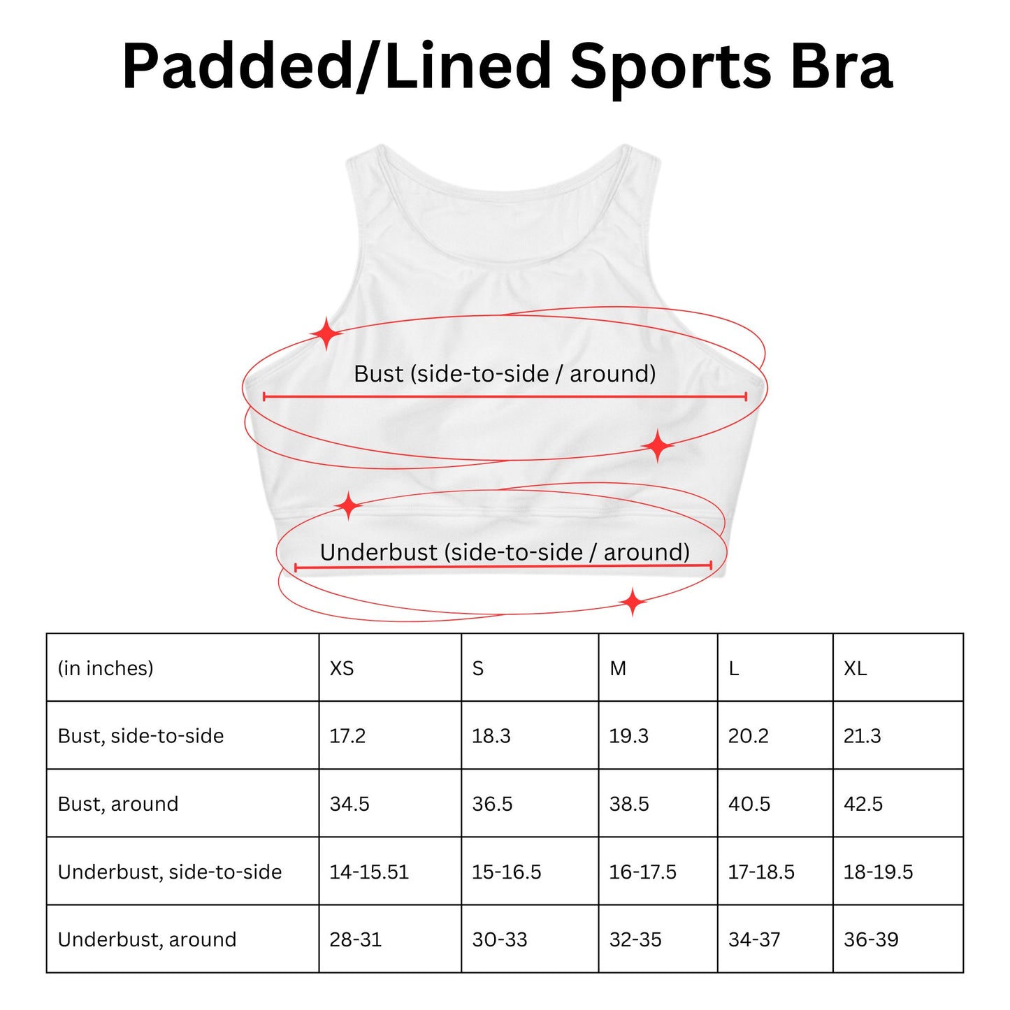 Women's Opalescent Padded Sports Bra - Sports Bras - Taigora Activewear