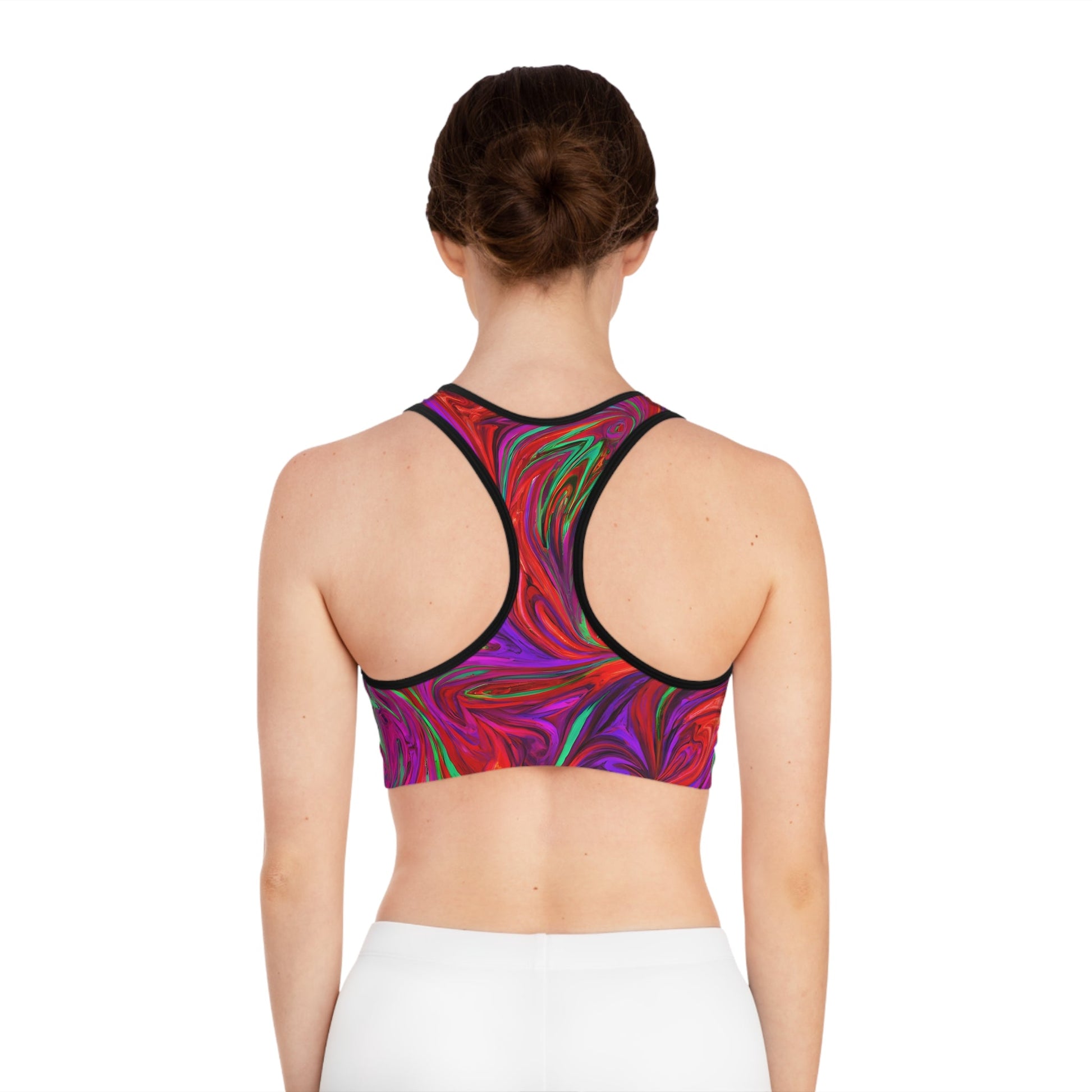 Women's Psychedelic Sports Bra - Sports Bras - Taigora Activewear