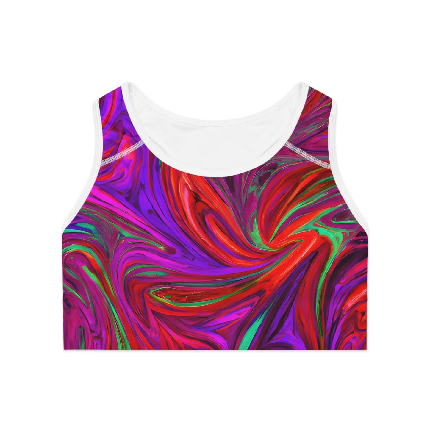 Women's Psychedelic Sports Bra - Sports Bras - Taigora Activewear