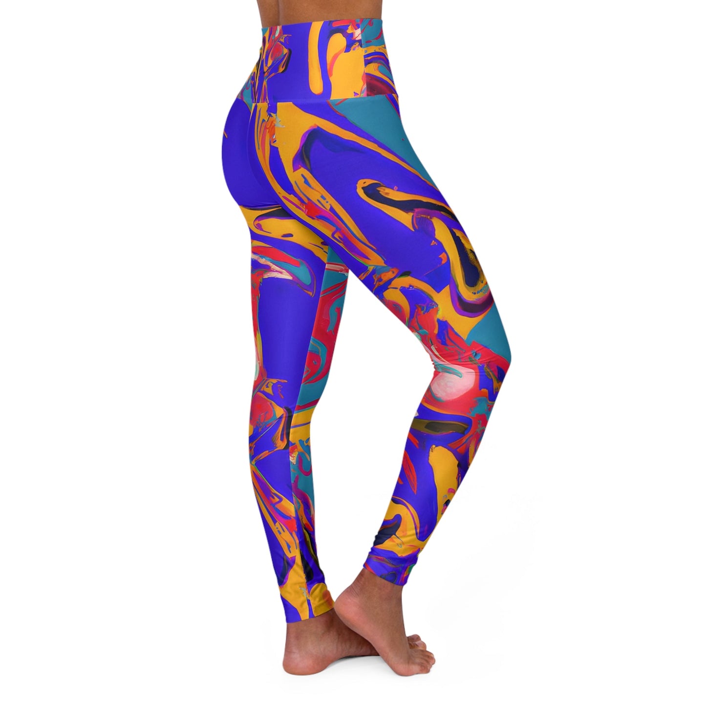 Women's Quirky High Waisted Yoga Leggings - Yoga Leggings - Taigora Activewear