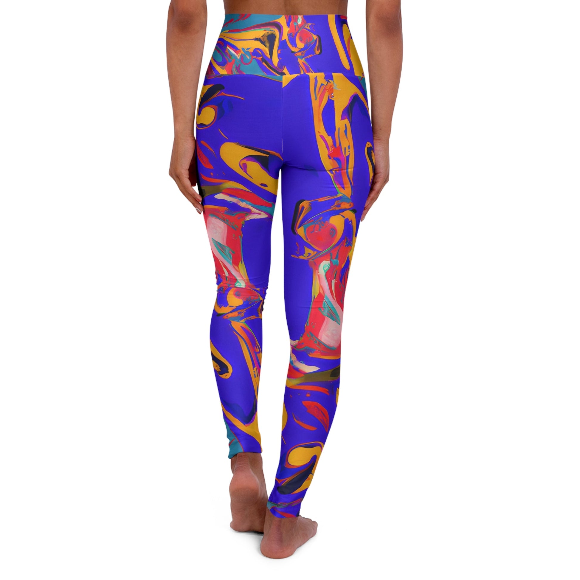 Women's Quirky High Waisted Yoga Leggings - Yoga Leggings - Taigora Activewear