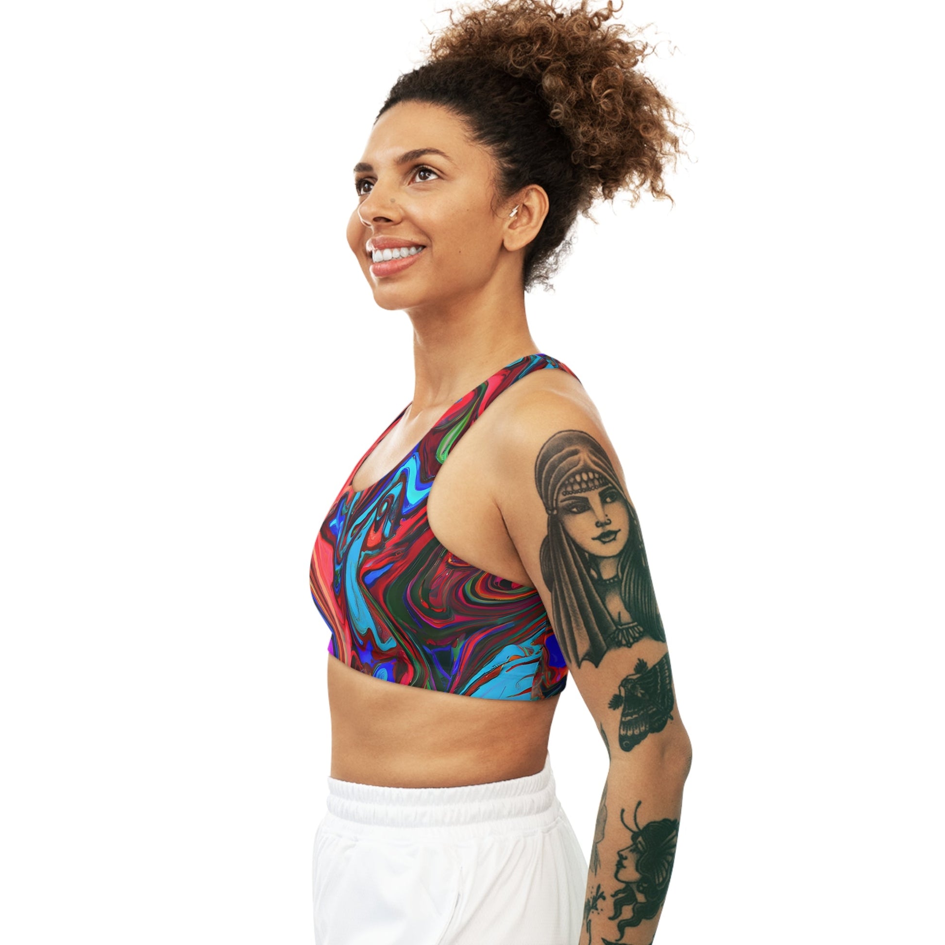 Women's Wavy Seamless Sports Bra - Sports Bras - Taigora Activewear