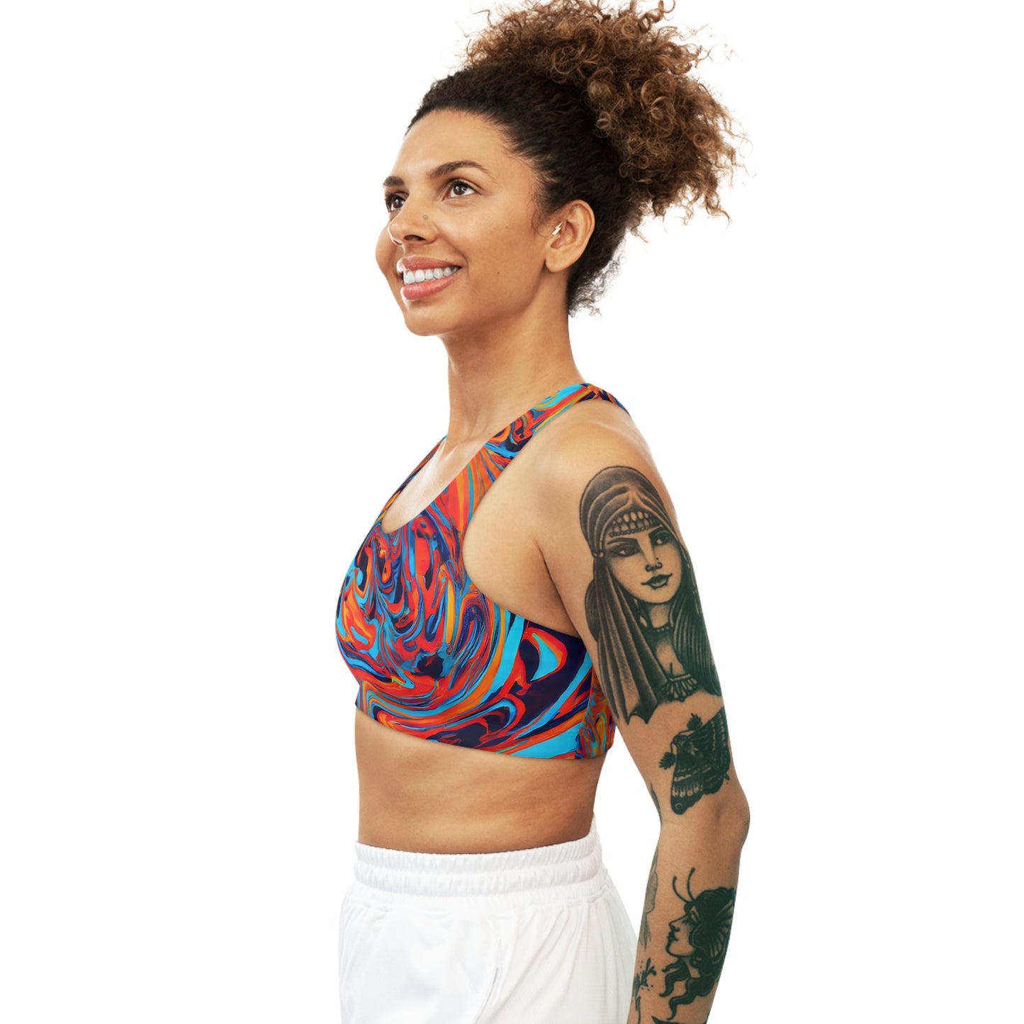 Women's Zigzag Seamless Sports Bra - Seamless Sports Bras - Taigora Activewear